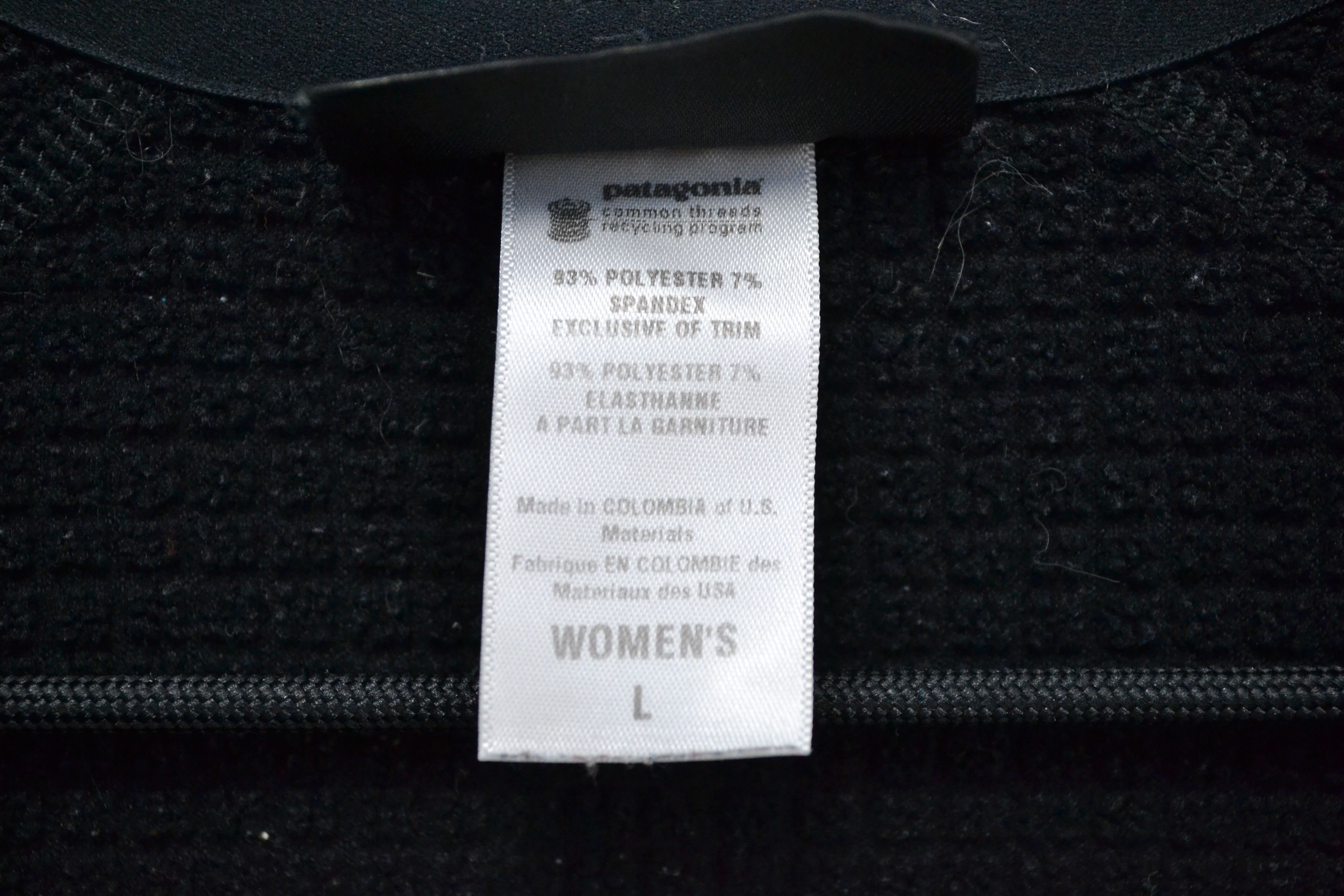 Patagonia Patagonia R1 Polartec Women’s Black 1/3 Zip Fleece Pullover Size L / US 10 / IT 46 - 6 Thumbnail