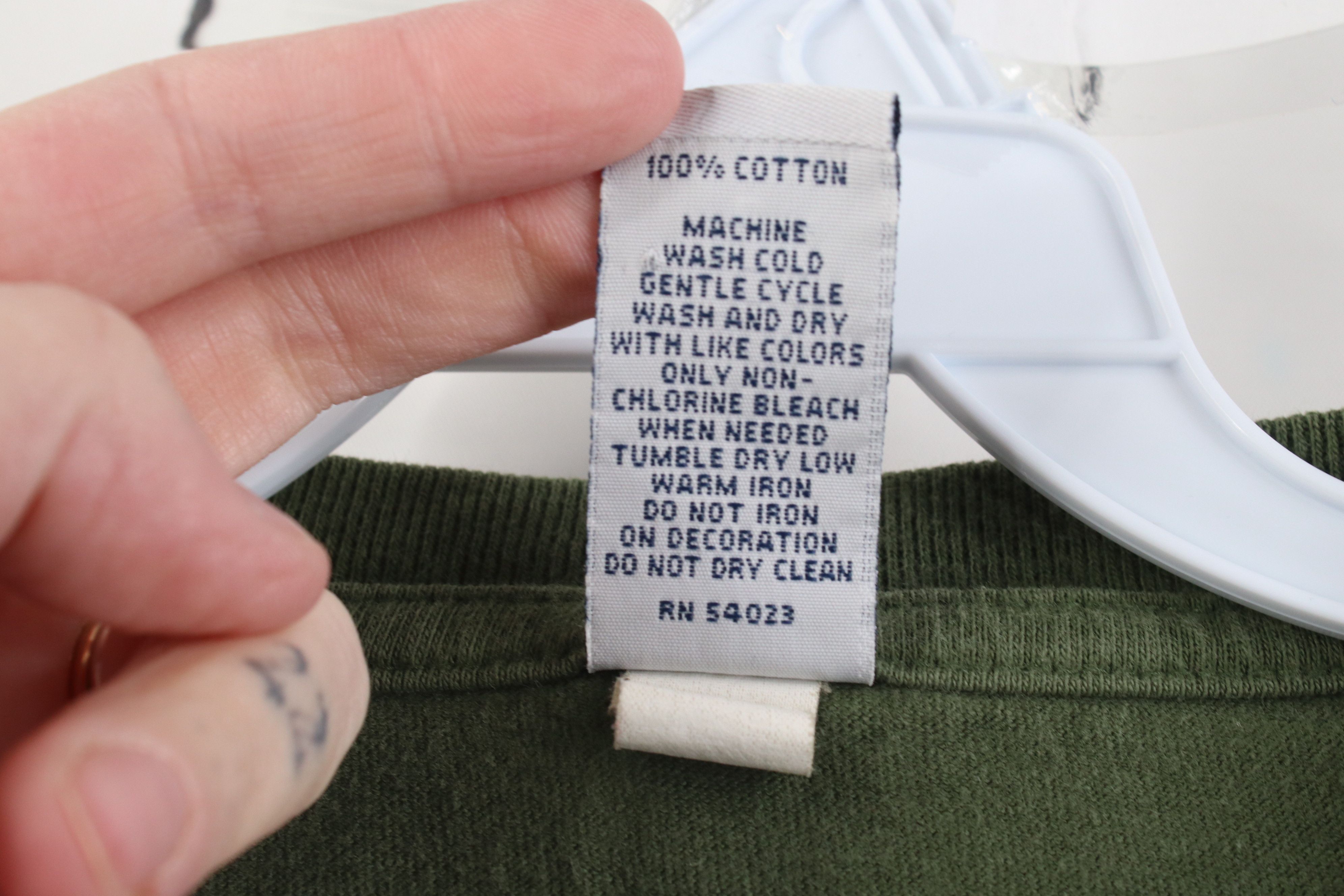 Gap Vintage Y2K 2004 Gap Spell Long Sleeve T-Shirt Green Cotton Size US L / EU 52-54 / 3 - 8 Thumbnail