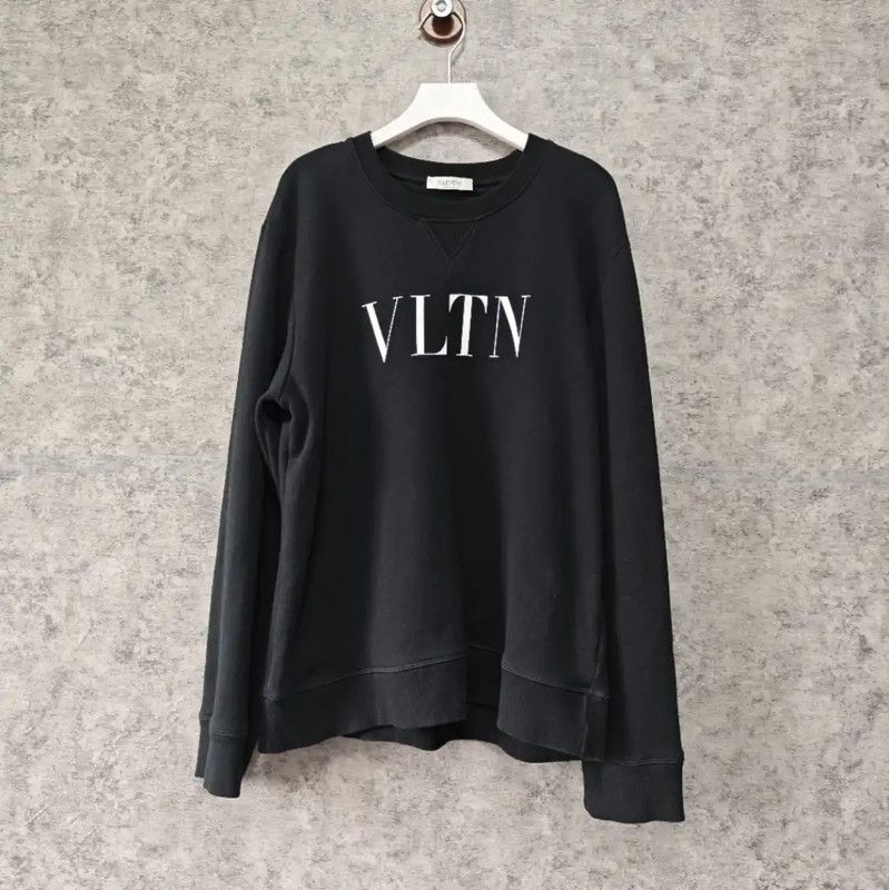 Valentino Valentino Black Cotton Men's Sweatshirt 0089 Size US S / EU 44-46 / 1 - 1 Thumbnail