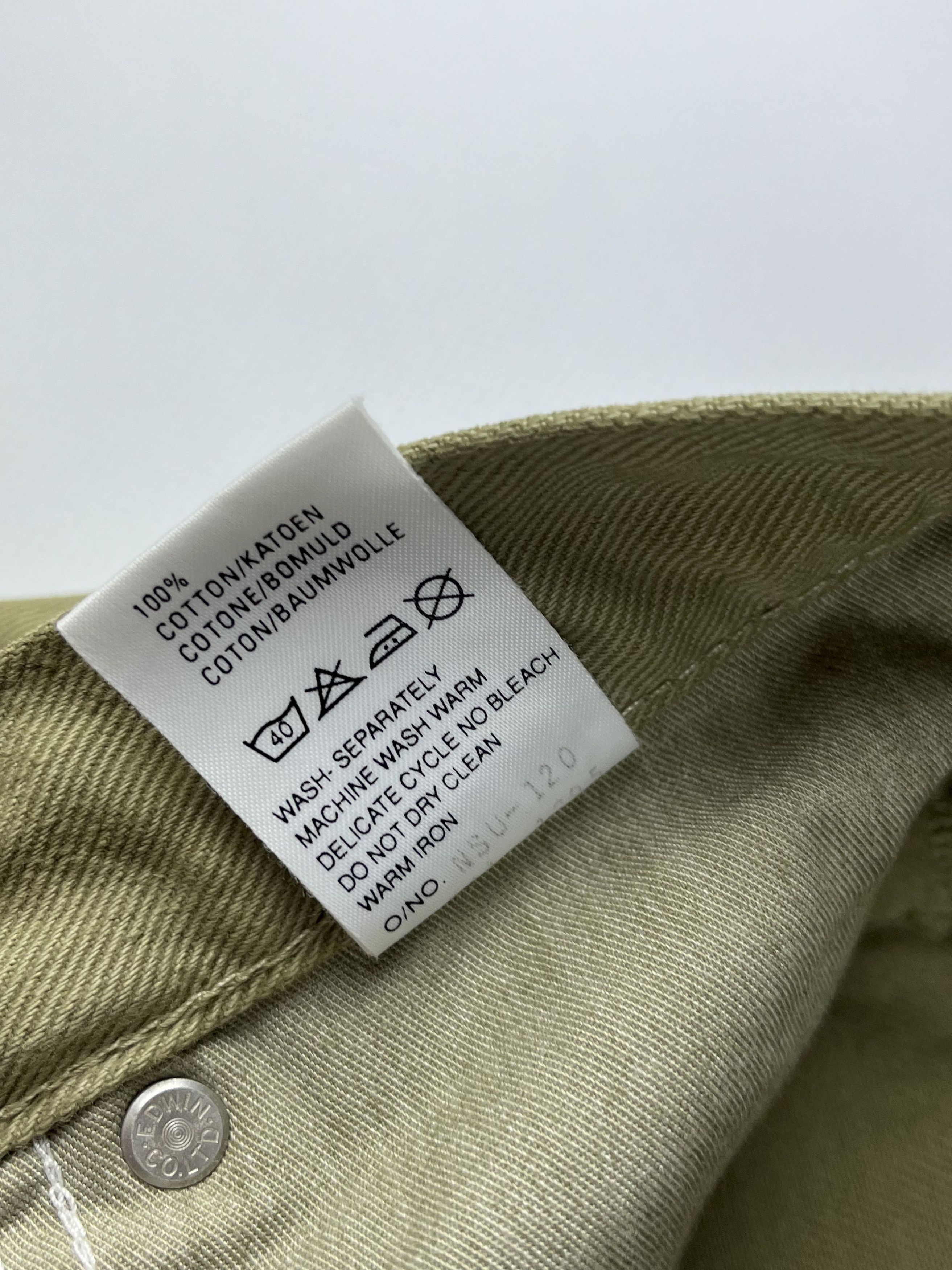 Edwin × Japanese Brand × Vintage RARE Edwin Made In Japan Baggy Jeans Size US 34 / EU 50 - 8 Thumbnail