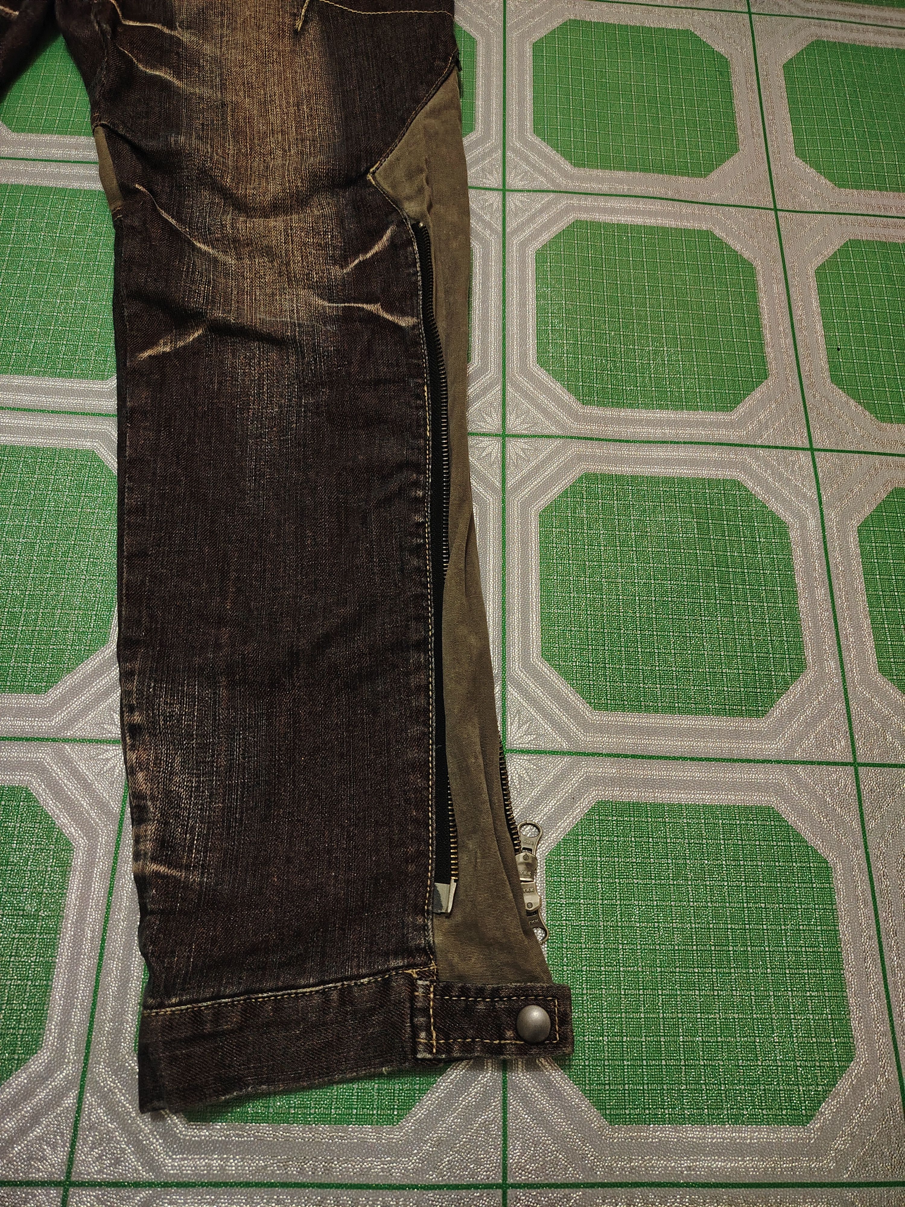 PPFM Japanese PPFM multi zipper bondage tactical jeans Size US 32 / EU 48 - 10 Thumbnail