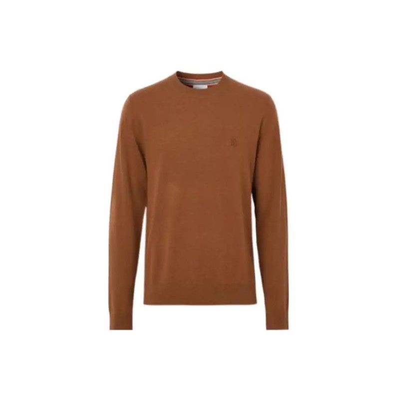 Burberry Burberry Brown Cashmere Sweater for Men Size US S / EU 44-46 / 1 - 1 Thumbnail