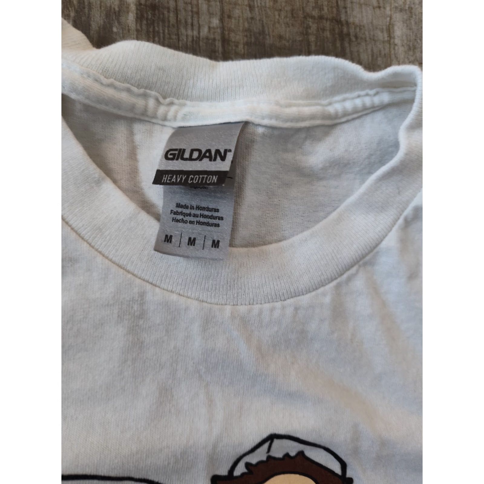 Gildan GILDAN Pardon My Cheese Steak White T-Shirt Medium Mens Size US M / EU 48-50 / 2 - 3 Thumbnail