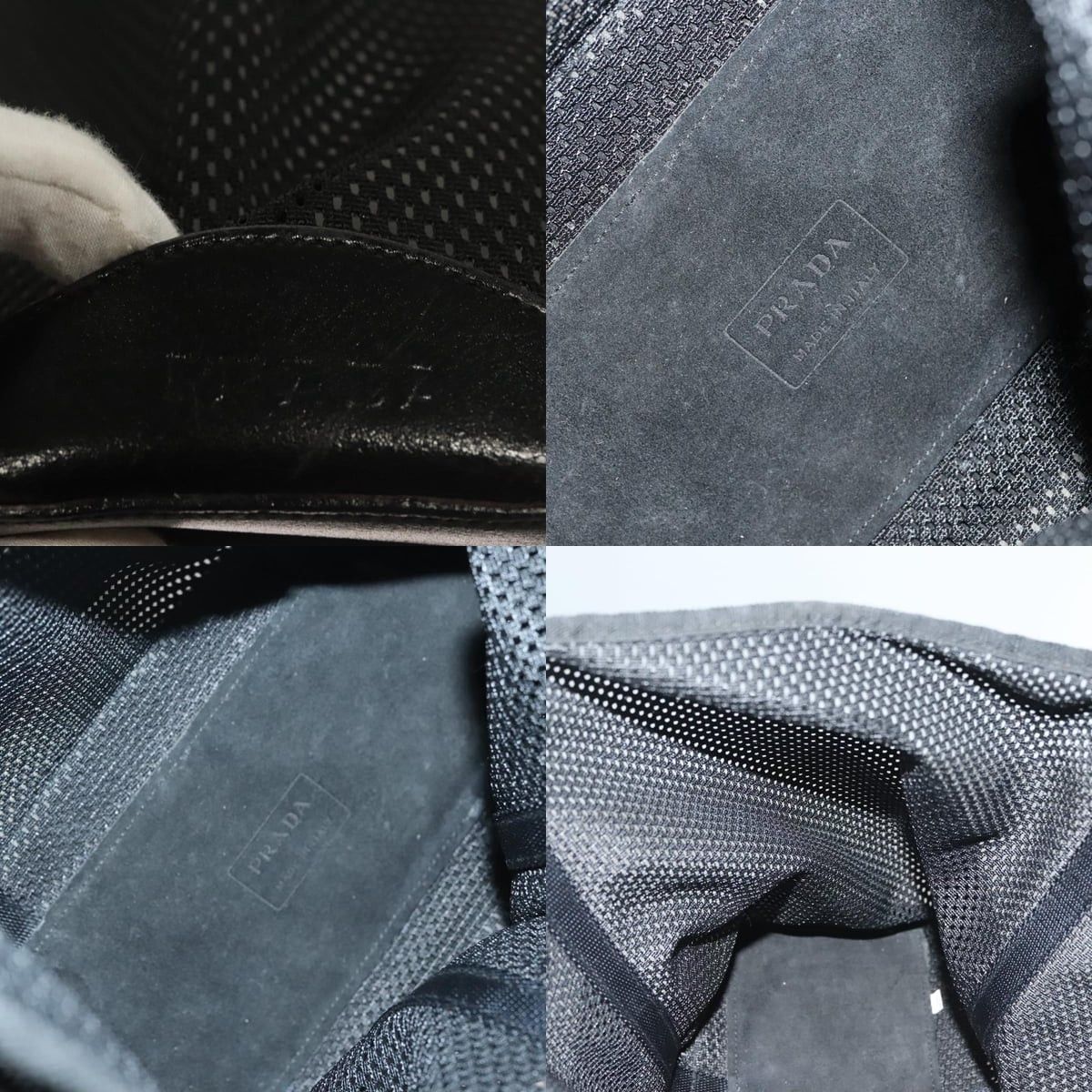 Prada PRADA Tote Bag Nylon Black Silver Size ONE SIZE - 11 Thumbnail