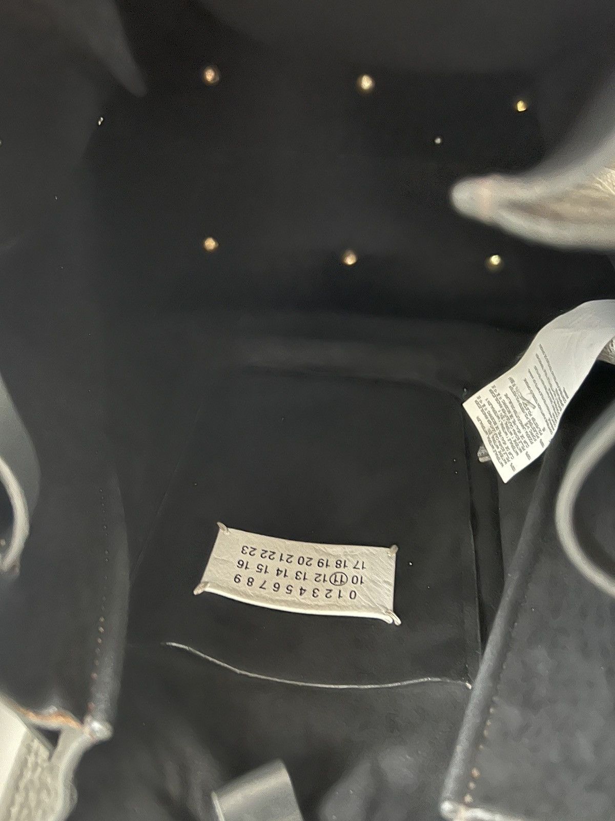 Maison Margiela Maison Margiela Large Nubuck Leather Bucket Bag In Dark Grey Size ONE SIZE - 10 Thumbnail