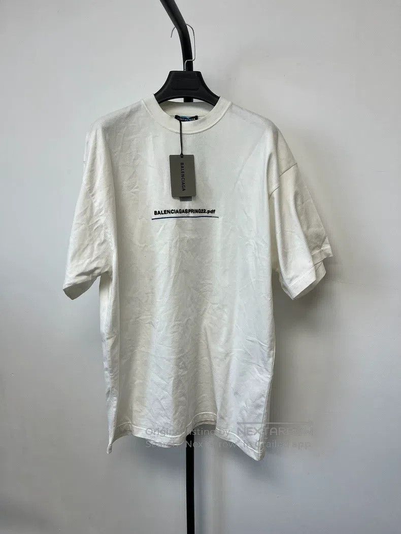 Balenciaga Balenciaga Logo short-sleeve Size US S / EU 44-46 / 1 - 1 Thumbnail