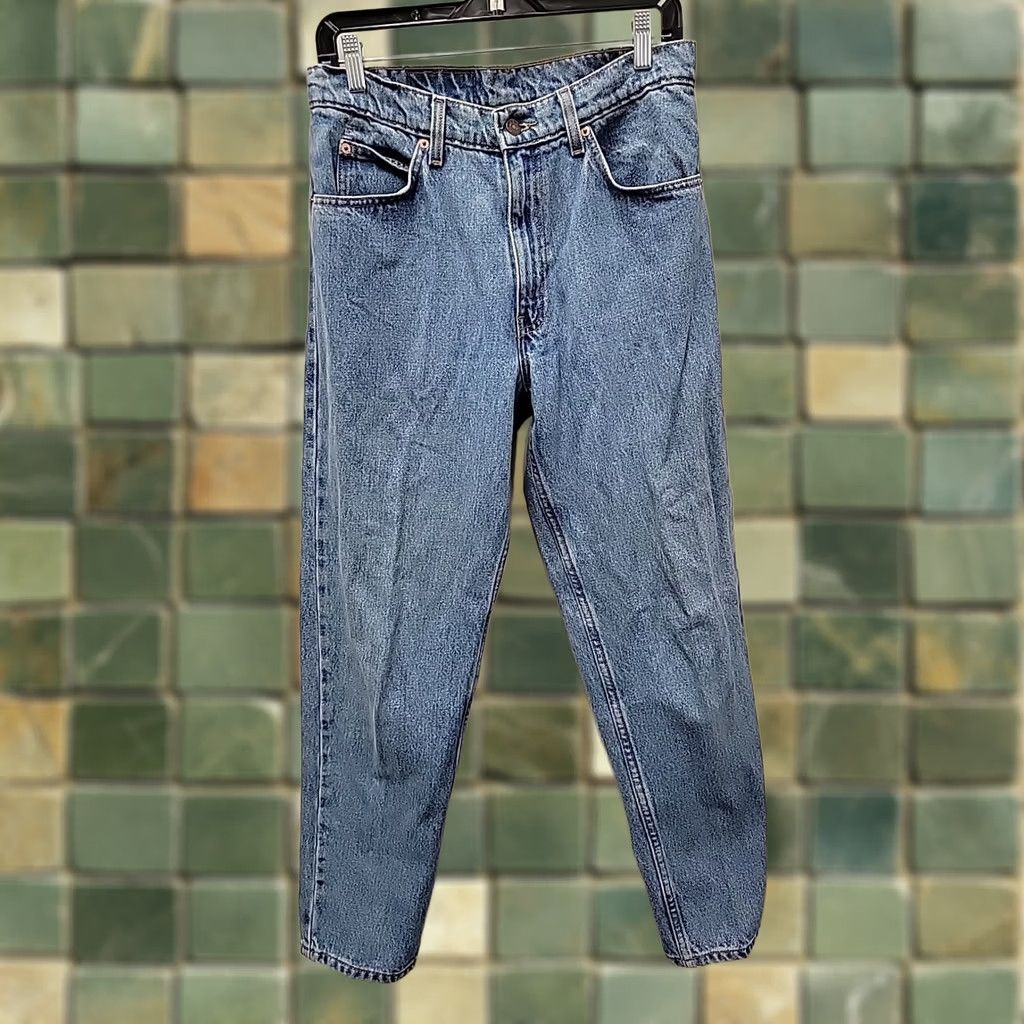 Levi's VINTAGE Levi's Orange Tab Tapered Jeans Men 30x29 Blue Denim 5-Pocket Levi's 500 Series Size US 30 / EU 46 - 1 Thumbnail