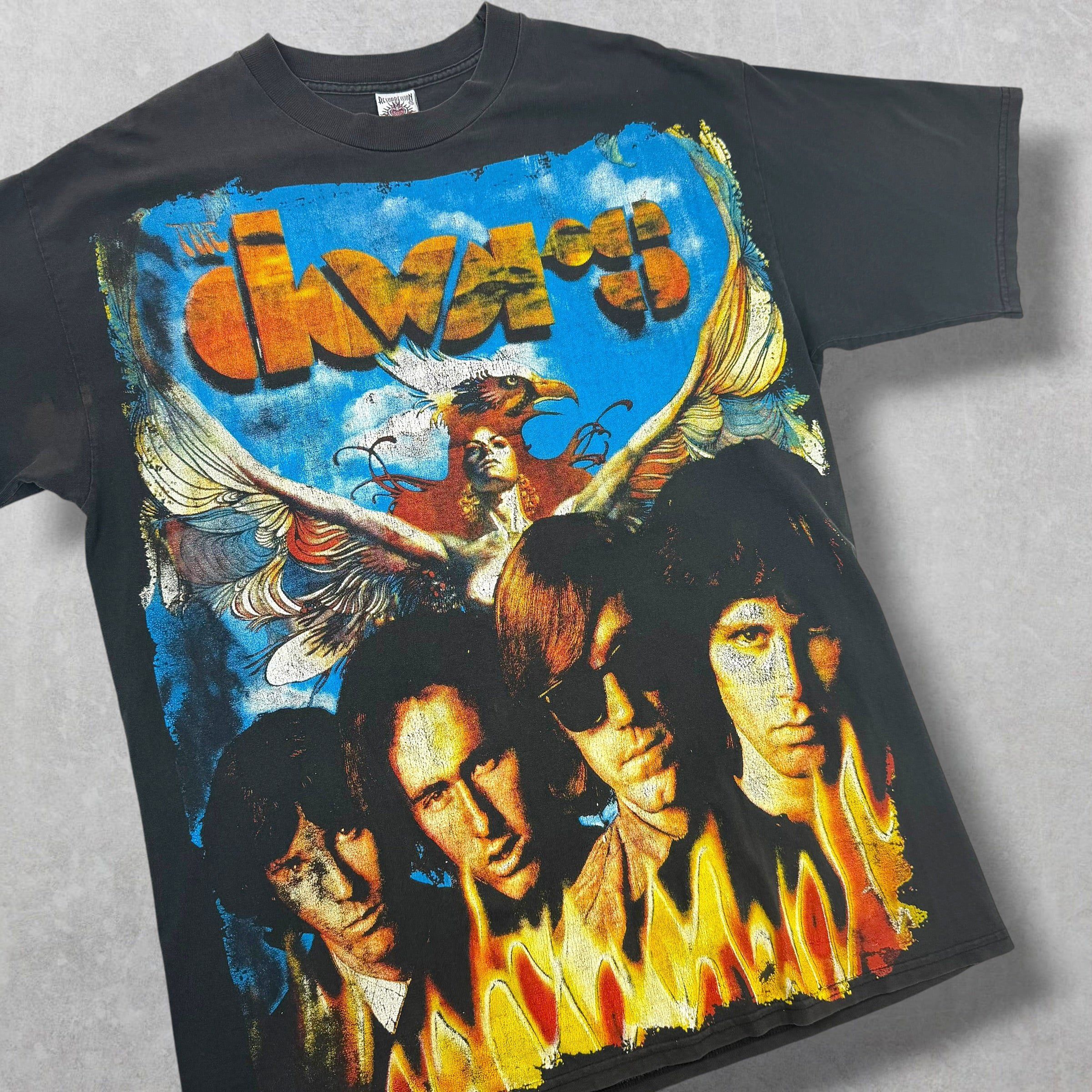 Vintage Vintage 90's Resurreccion Doors Light My Fire Tee XL Size US XL / EU 56 / 4 - 3 Thumbnail