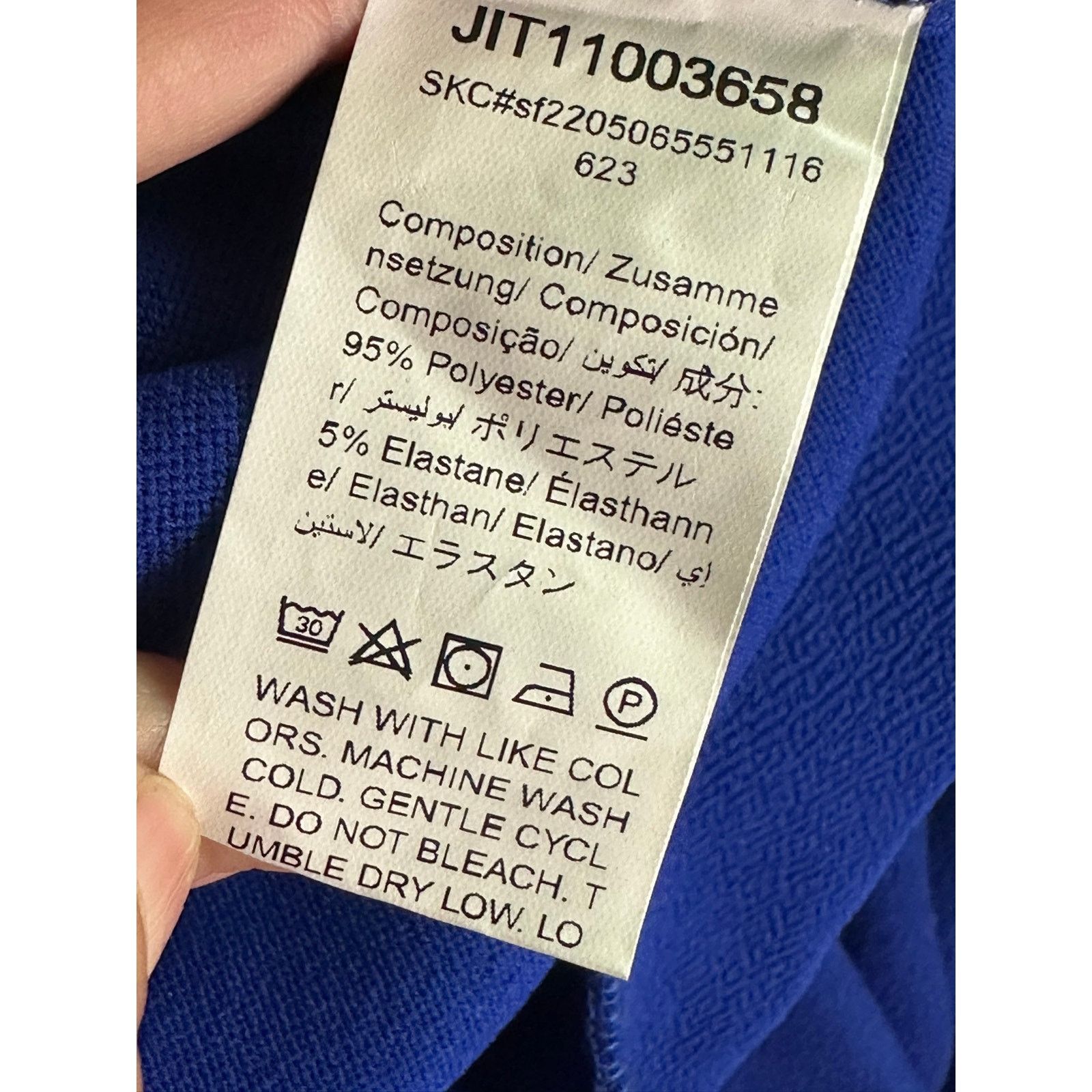 Shein Shein blue lightweight zipper jacket size 3X Size S / US 4 / IT 40 - 4 Thumbnail