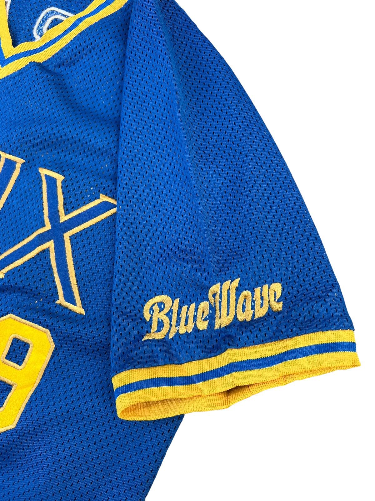 MLB Vintage Orix Blue Wave ARAI #69 Mesh Baseball Jersey Size US L / EU 52-54 / 3 - 11 Thumbnail