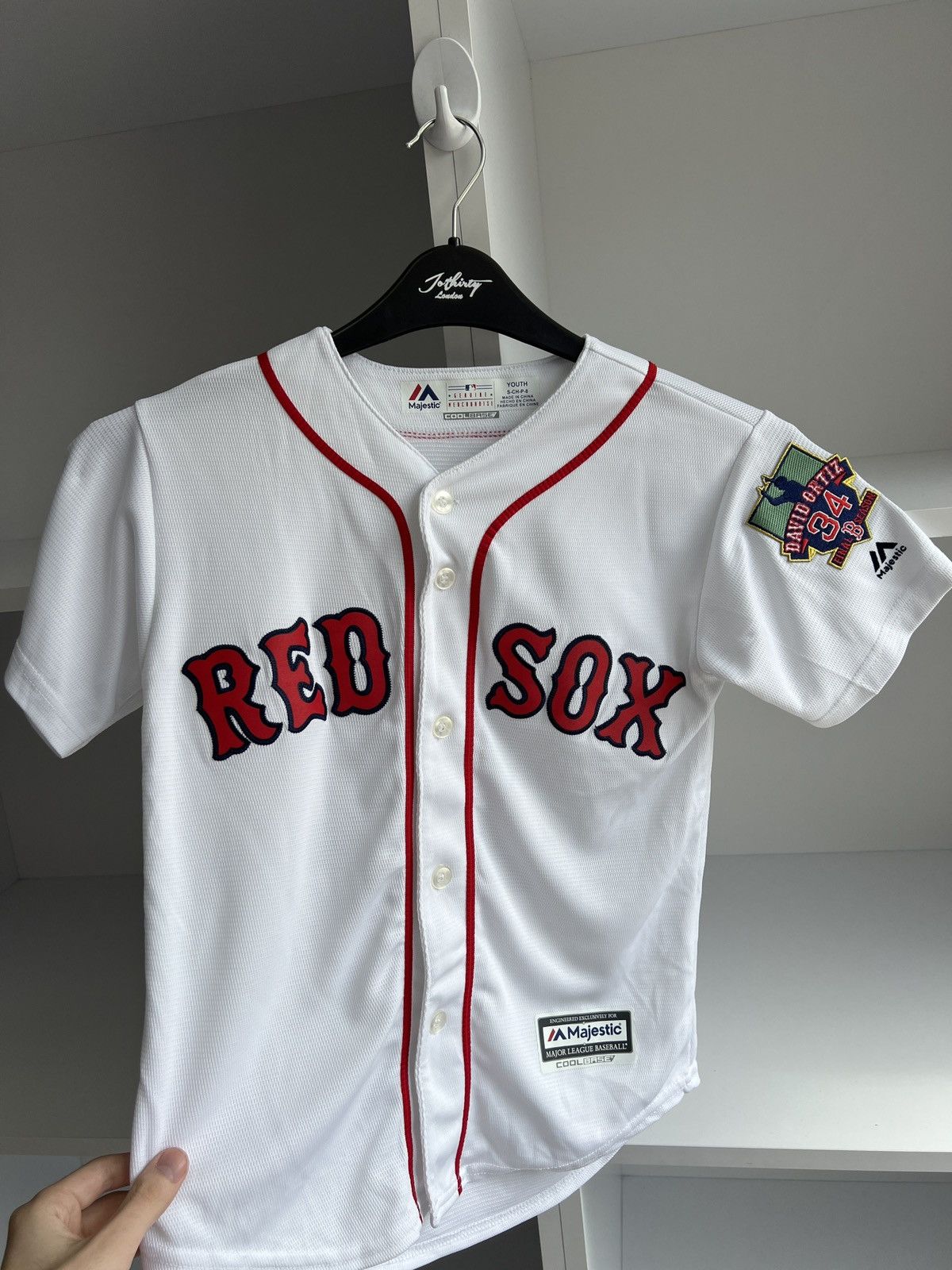 MLB × Vintage VINTAGE RED SOX ORTIZ 34 BASEBALL KIDS JERSEY Size US S / EU 44-46 / 1 - 12 Thumbnail