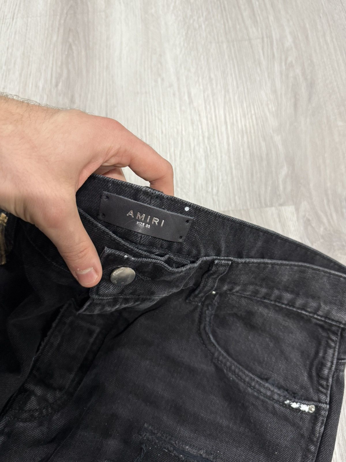 Amiri Amiri Plaid Carpenter Jean Size US 29 - 5 Thumbnail