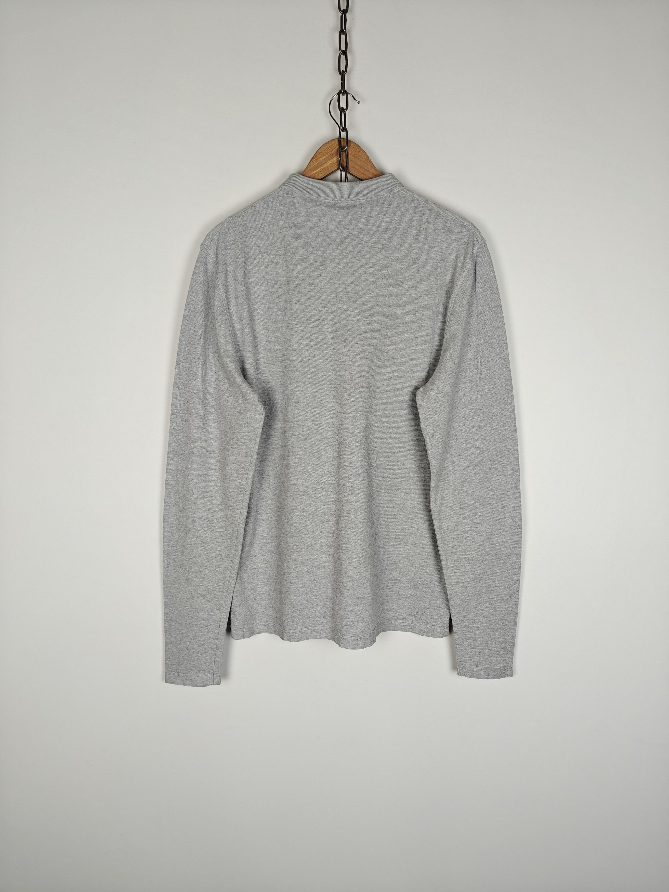 Allsaints Allsaints Longsleeve Reform LS Polo Pullover Gray XL Size US XL / EU 56 / 4 - 7 Thumbnail