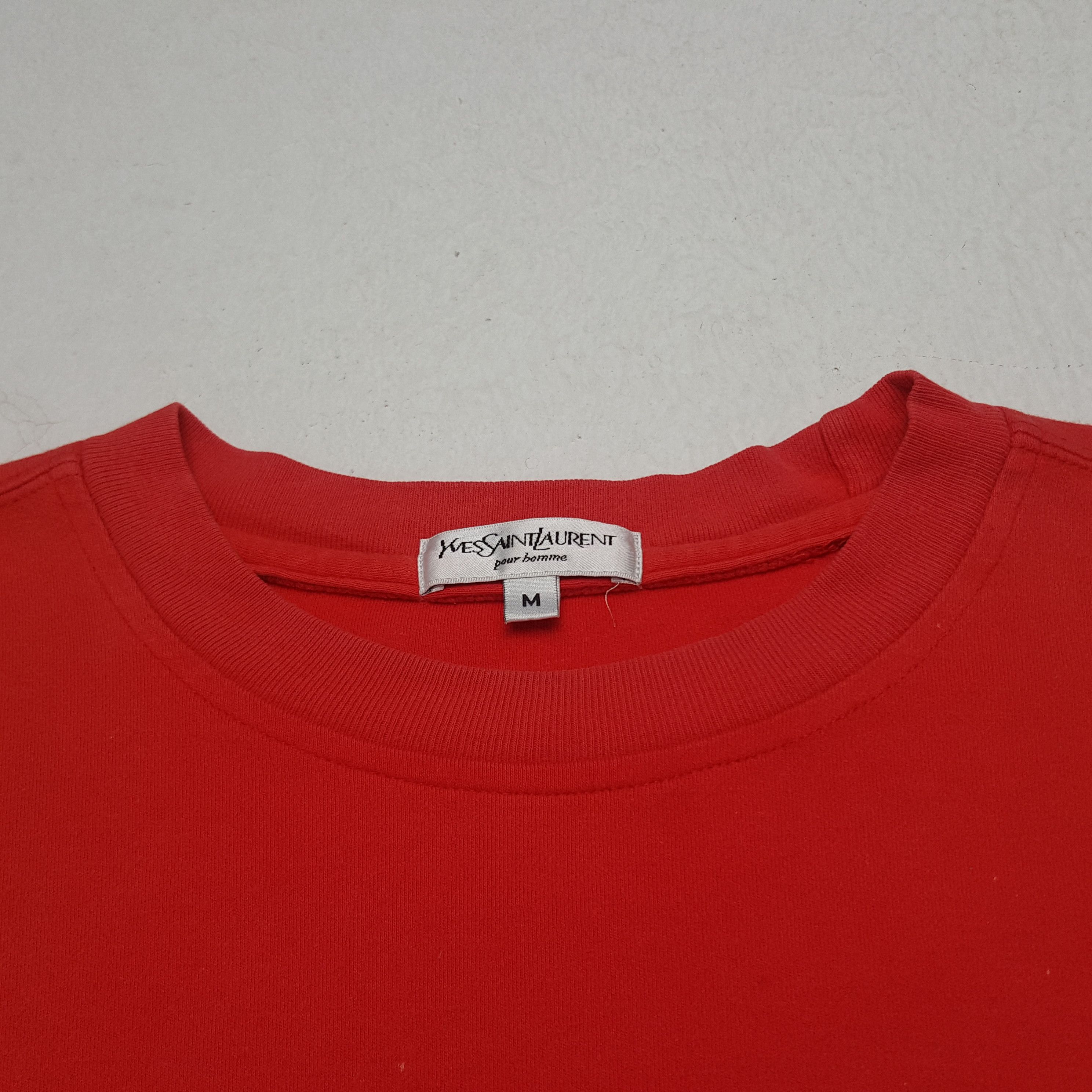 Vintage × Yves Saint Laurent Vintage Yves Saint Laurent Italian Brand Spellout Tshirt Size US L / EU 52-54 / 3 - 4 Thumbnail