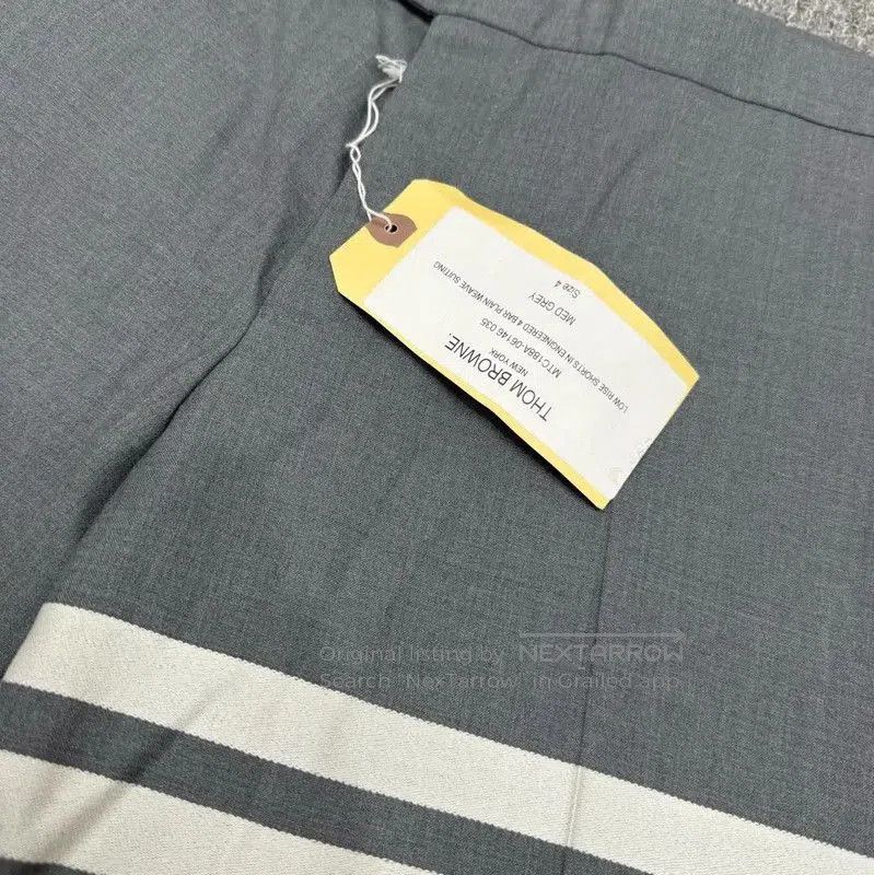 Thom Browne Thom Browne Gray Polyester Men's Shorts . Size US 31 - 3 Thumbnail