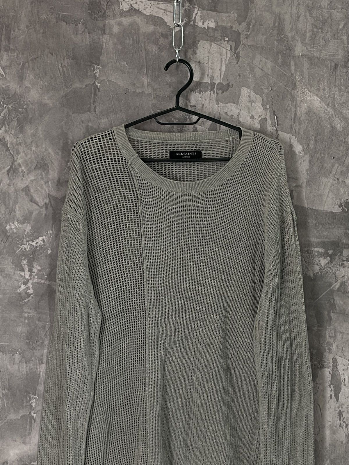 Other Allsaints Sweater waffle Size M Rare Knitwear Size US M / EU 48-50 / 2 - 2 Thumbnail