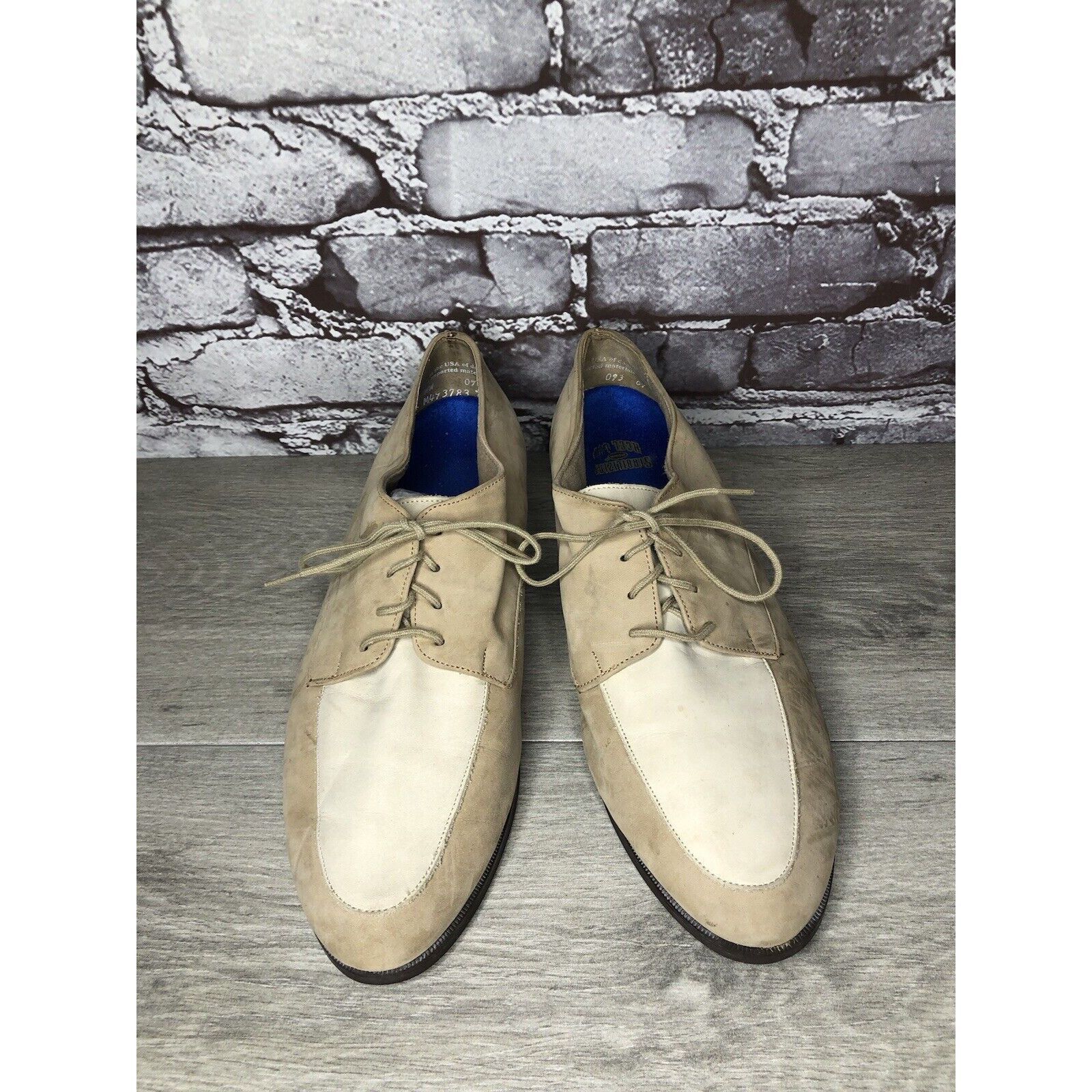 Other MUNRO AMERICAN Beige Nubuck Ivory Suede Oxfords Lace Shoes W Size US 10 / IT 40 - 15 Thumbnail