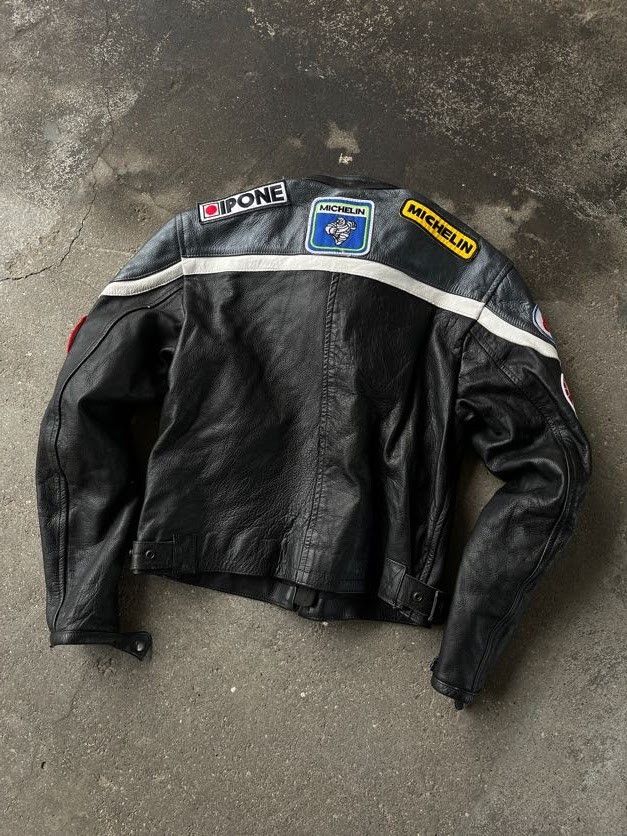 Other Heavy leather motorcycle racing jacket Alpinestars Marlboro Size US S / EU 44-46 / 1 - 8 Thumbnail