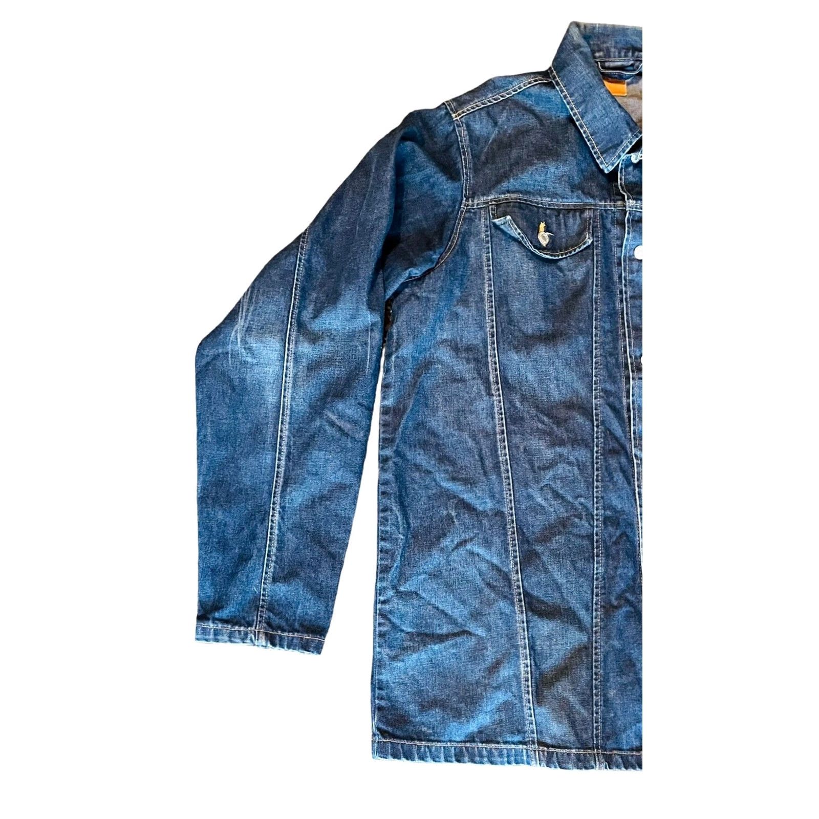 Levi's VINTAGE Levi's Trucker Jacket Denim 100% Cotton Dark Wash Blue Men's XL II Pockets Regular Fit Jacket Size US 36 / EU 52 - 2 Thumbnail