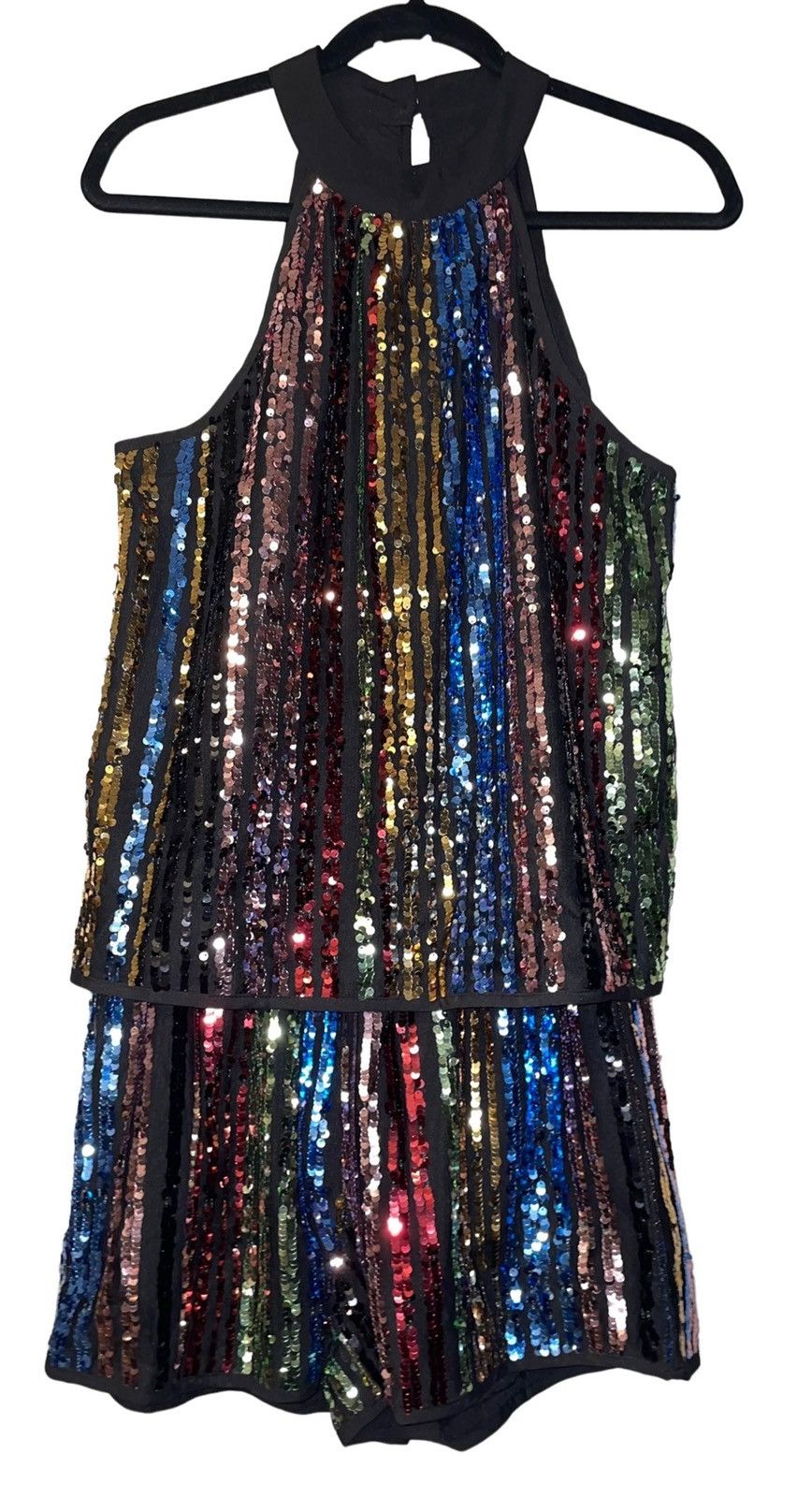 Shein Shein Prive Multi Glitter Sequin Halter & Short Set Size M / US 6-8 / IT 42-44 - 11 Thumbnail