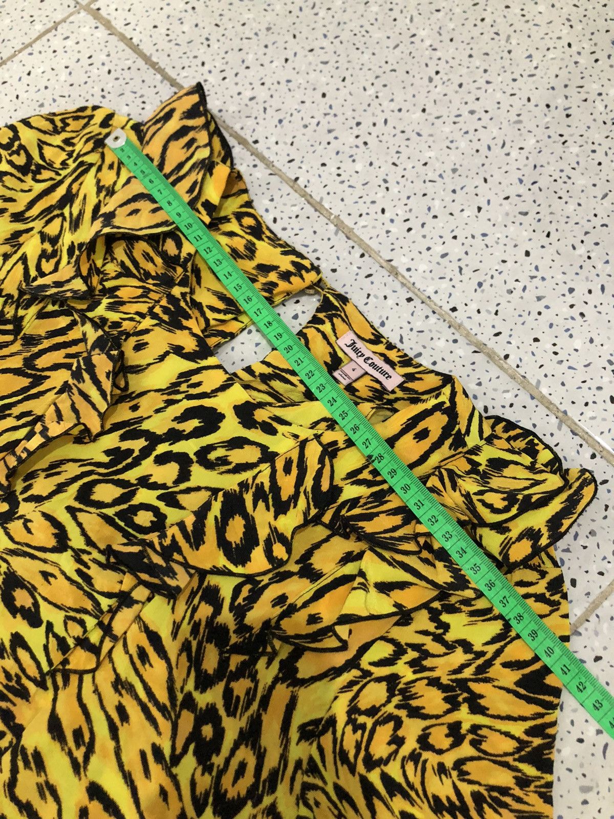 Juicy Couture × Vintage Y2K💥 Juicy Couture Tiger Patern Midi Dress Size S / US 4 / IT 40 - 14 Thumbnail