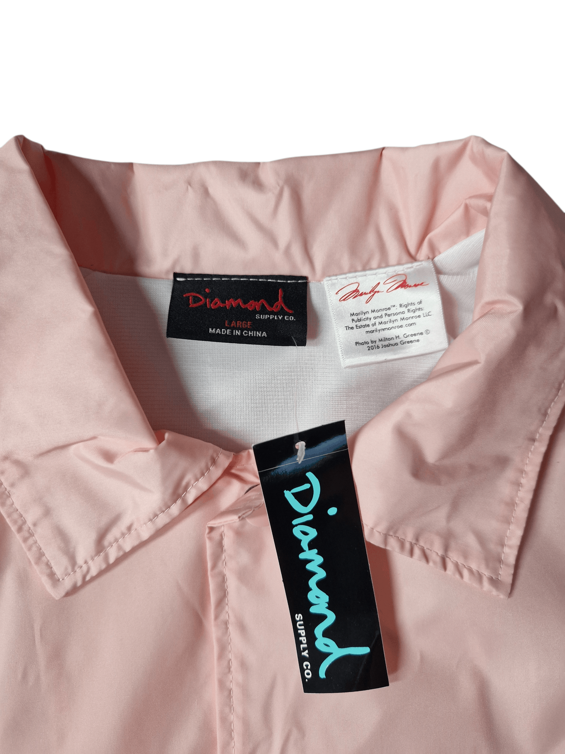 Diamond Supply Co. Diamond Supply Co Marilyn Monroe Pink Jacket L – Deadstock Size US L / EU 52-54 / 3 - 4 Thumbnail
