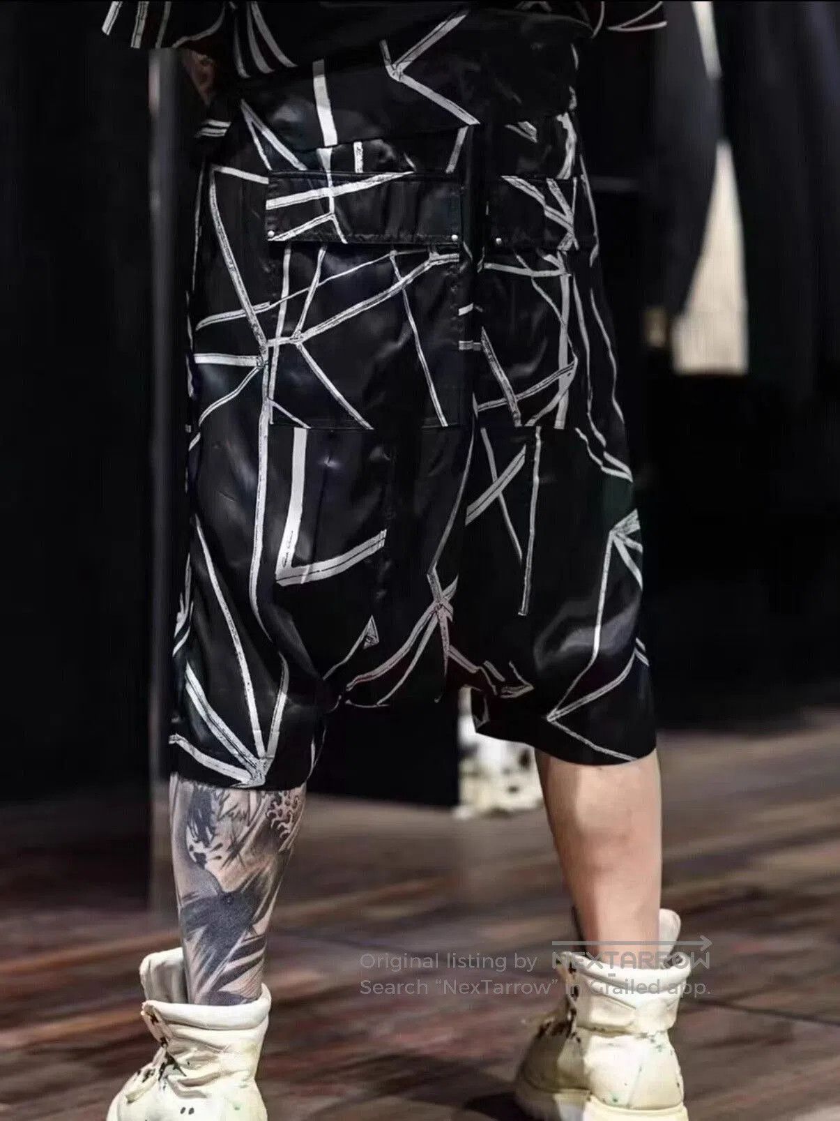 Rick Owens Rick Owens Geometric Design Shorts. Size US 34 / EU 50 - 2 Thumbnail