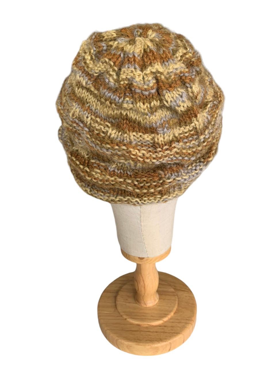 Japanese Brand × Kapital × Vintage HIPPIES STYLE 🌈 Chochet Knitted Beanie Hats Size ONE SIZE - 6 Thumbnail