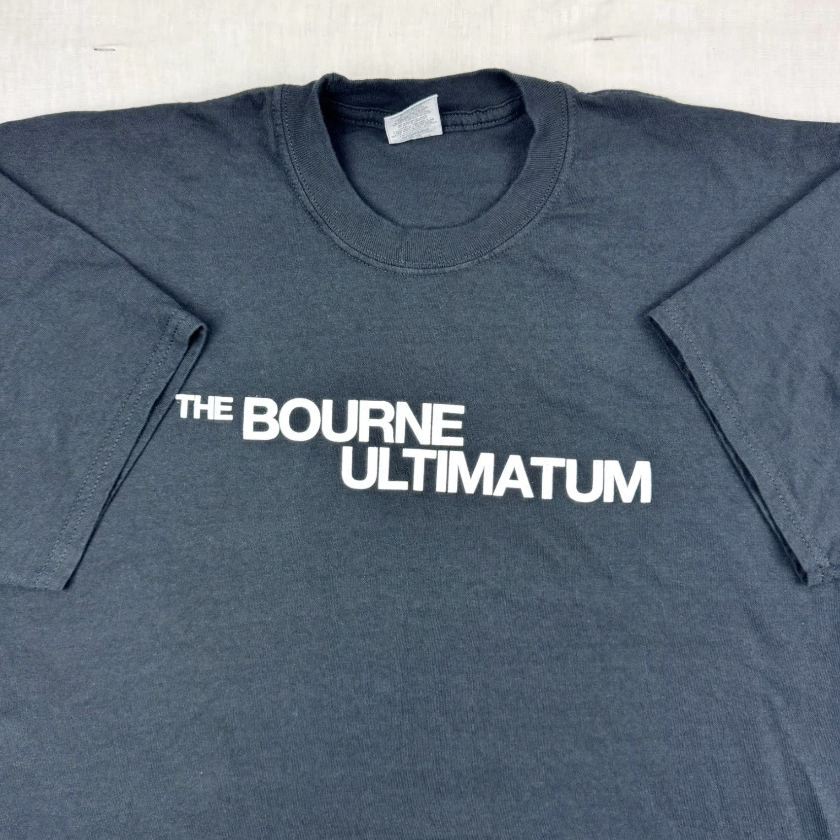 Jerzees VINTAGE JERZEES The Bourne Ultimatum Movie T-Shirt Adult XL Black 2007 Y2K Mens Size US XL / EU 56 / 4 - 2 Thumbnail