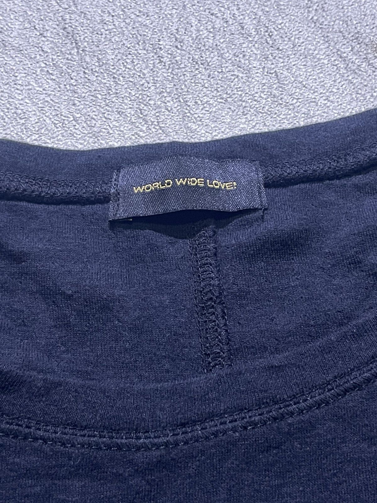 Japanese Brand Y2K WORLD WIDE LOVE long sleeve tshirt Size M / US 6-8 / IT 42-44 - 4 Thumbnail