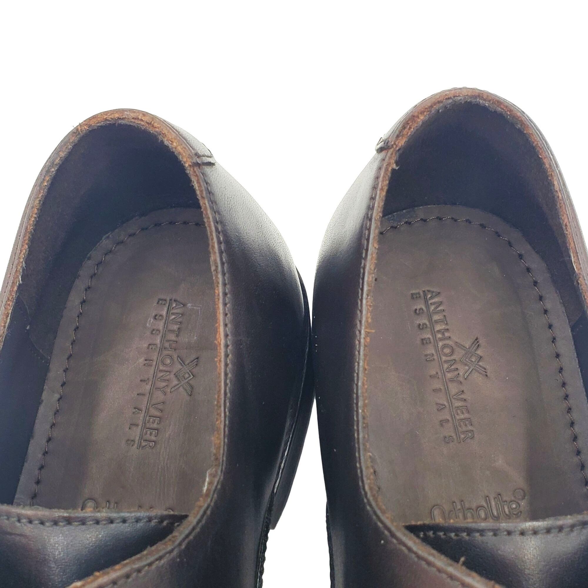 Other New Anthony Veer Ortholite Men size 9.5 Brown Grain Leather Size US 9.5 / EU 42-43 - 10 Thumbnail