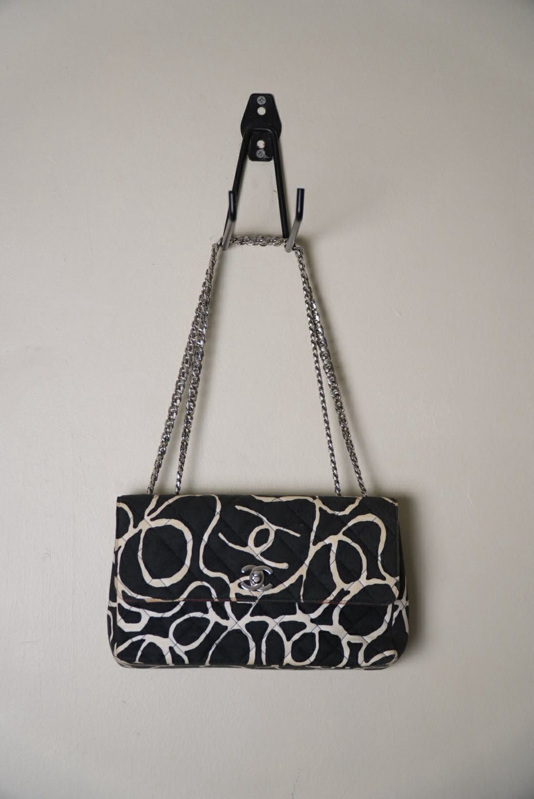 Chanel Chanel Karl Lagerfeld CC Quilted Print Canvas Single Flap Size ONE SIZE - 1 Thumbnail