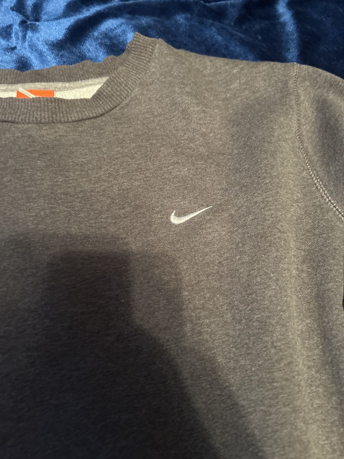 Nike × Vintage Vintage 90’s cropped Grey Nike crewneck Size US XL / EU 56 / 4 - 2 Thumbnail