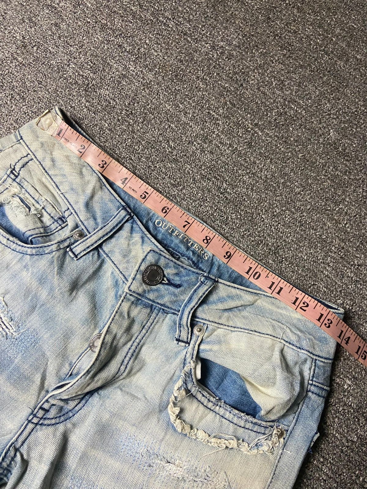 American Eagle Outfitters American Eagle Distressed Denim Ripped Jeans (152) Size US 27 - 5 Thumbnail