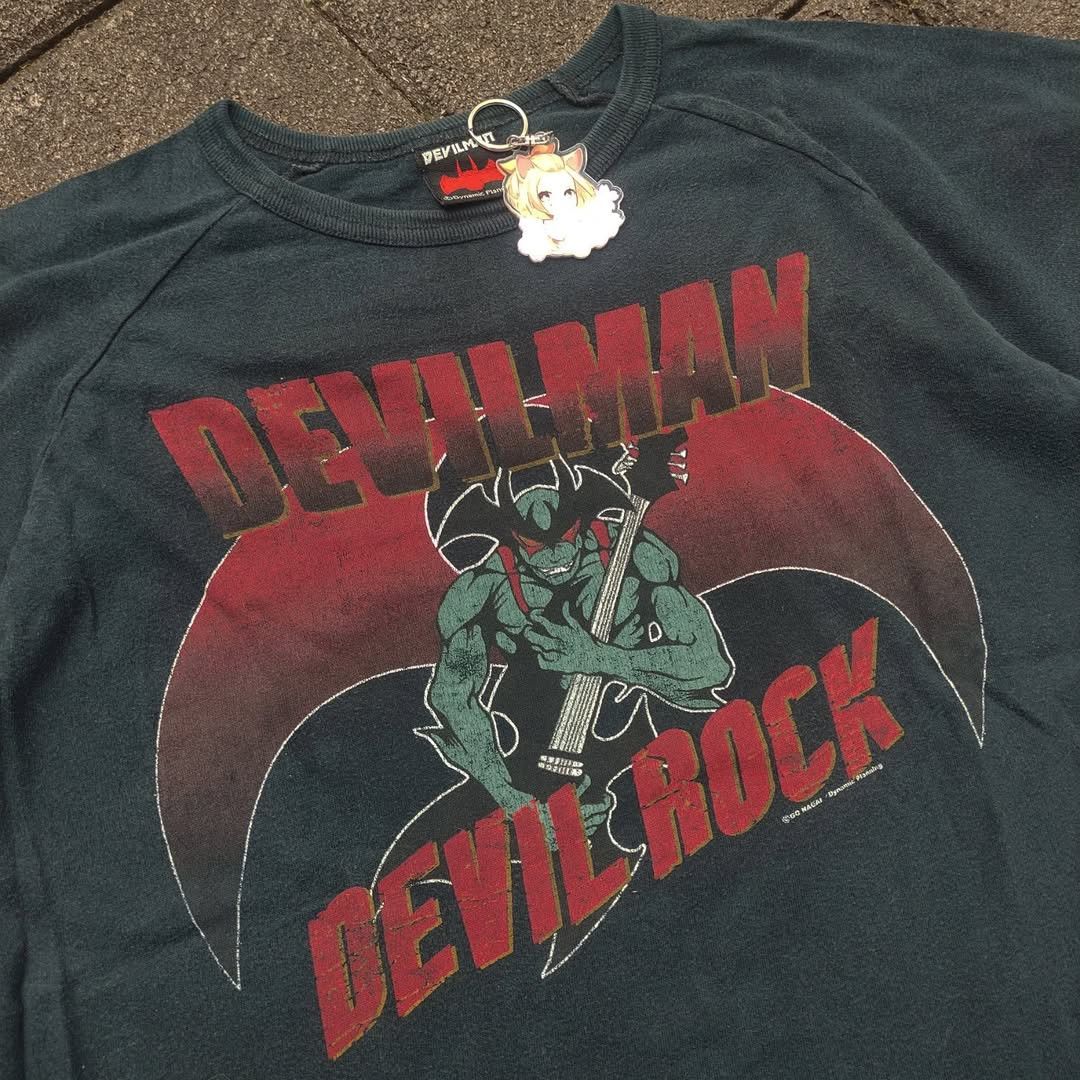 Anime Vintage 90s Devilman Devil Rock Tee Size US M / EU 48-50 / 2 - 1 Thumbnail