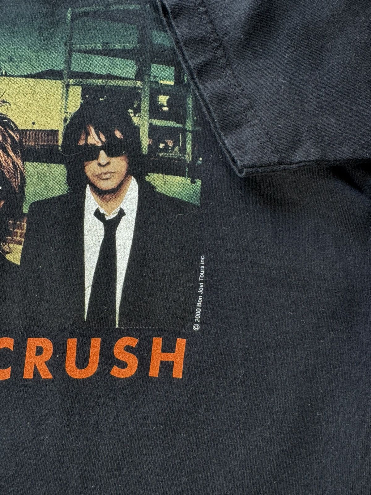 Bon Jovi Vintage 2000s Bon Jovi Crush Band T Shirt Size US L / EU 52-54 / 3 - 7 Thumbnail