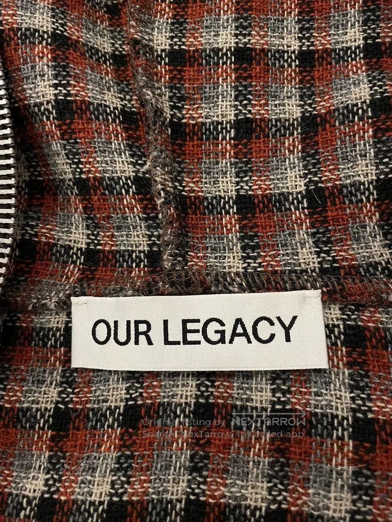 Our Legacy Our Legacy Plaid Mohair Zip Jacket. Size US M / EU 48-50 / 2 - 5 Thumbnail
