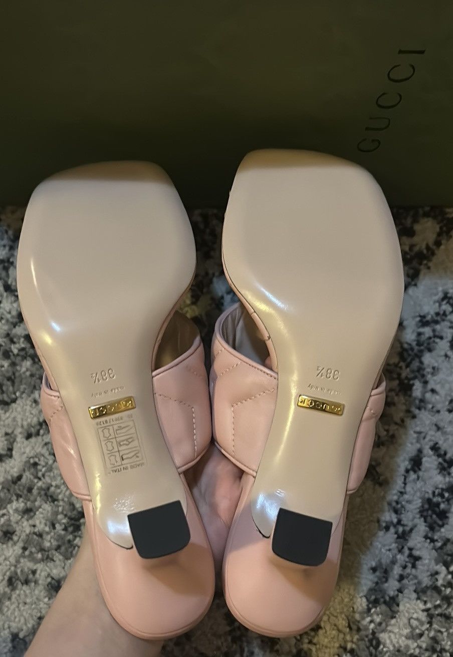 Gucci Gucci Double G Thong Sandal Mules Perfect Pink size 38.5 Size US 8.5 / IT 38.5 - 7 Thumbnail