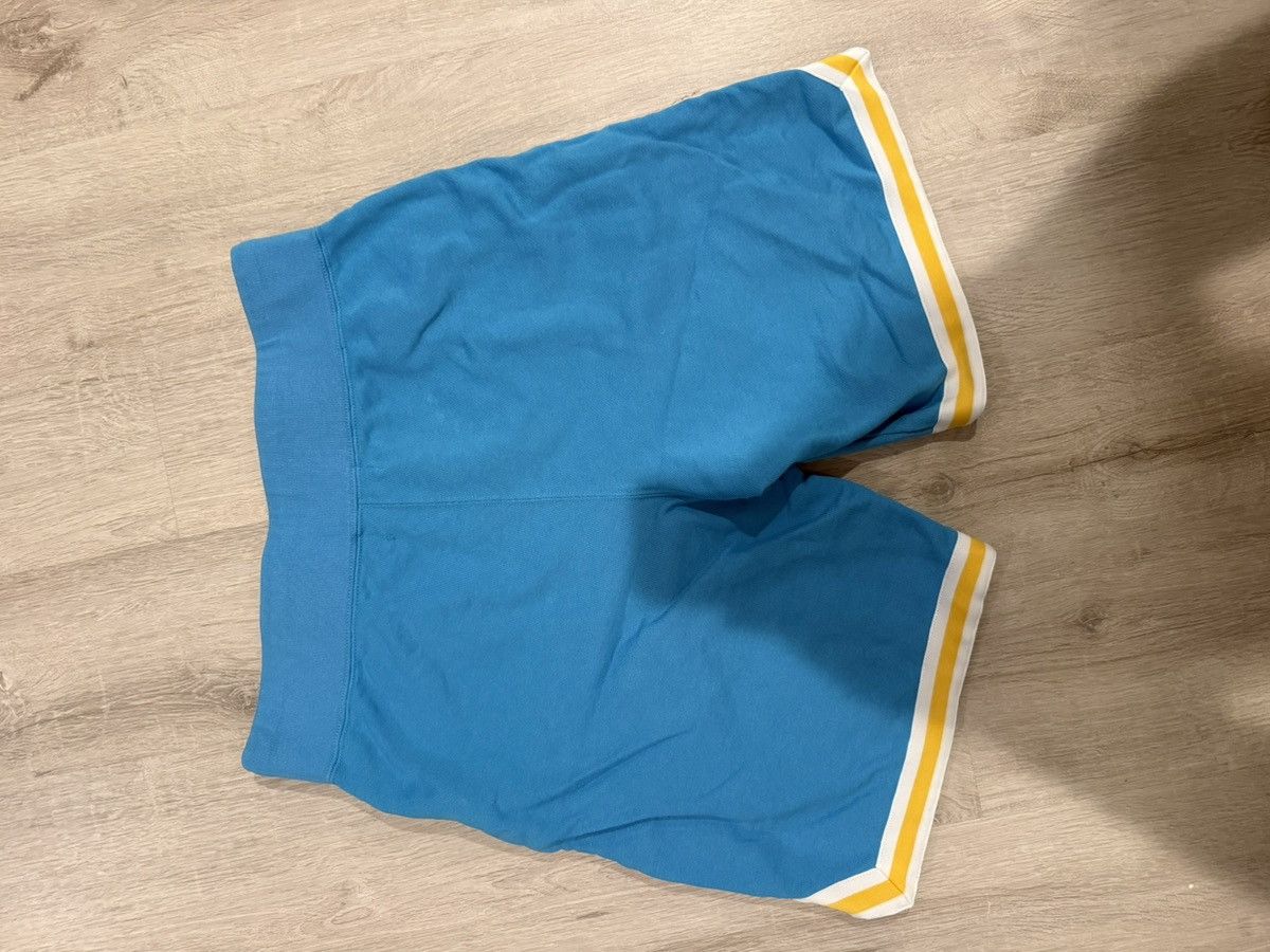 Bape Bape Shark Basketball Shorts Blue Summer Size US 32 / EU 48 - 4 Thumbnail