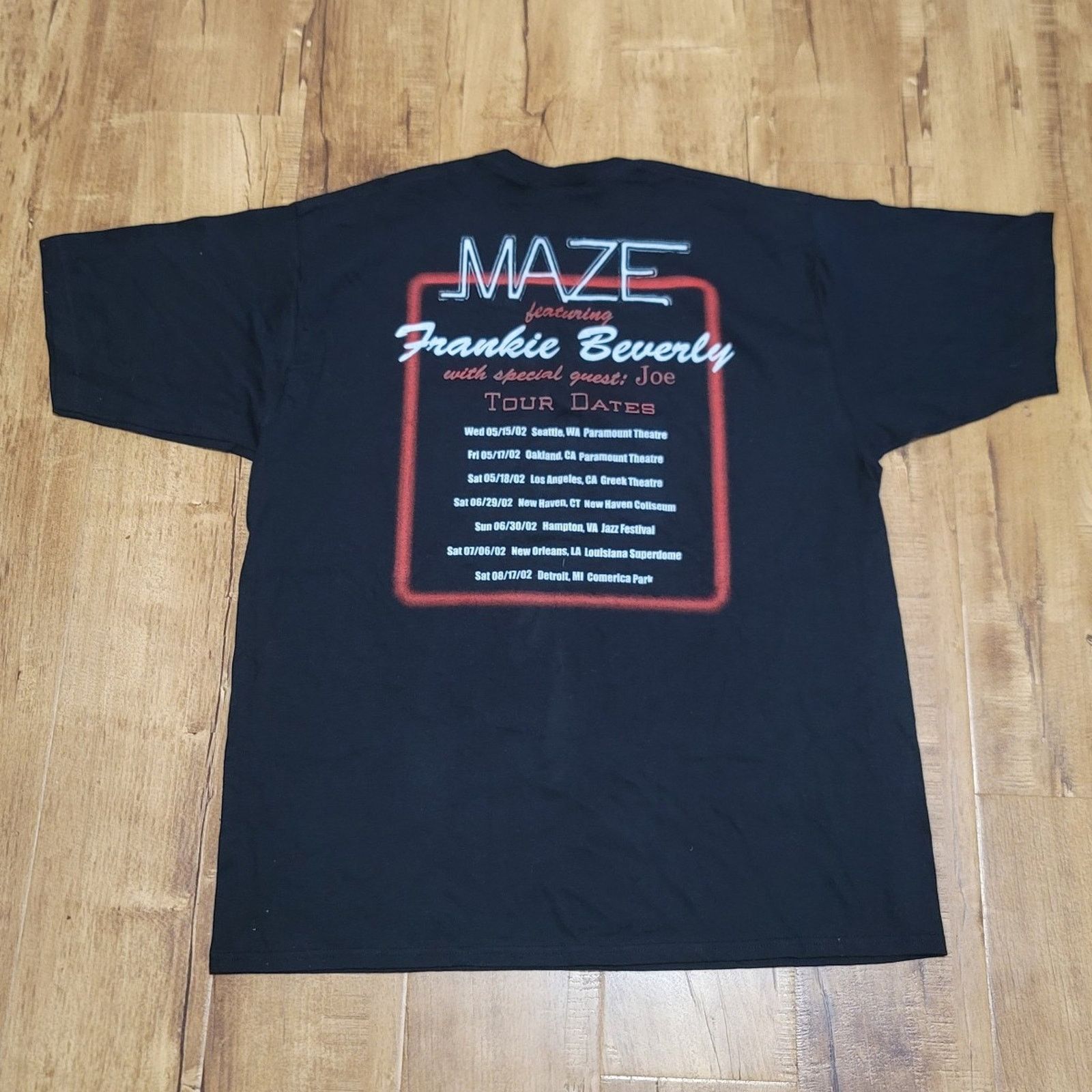 Pro Player Vtg 02 Frankie Beverly And Maze With Joe Concert Tour Tshirt Size US XL / EU 56 / 4 - 4 Thumbnail