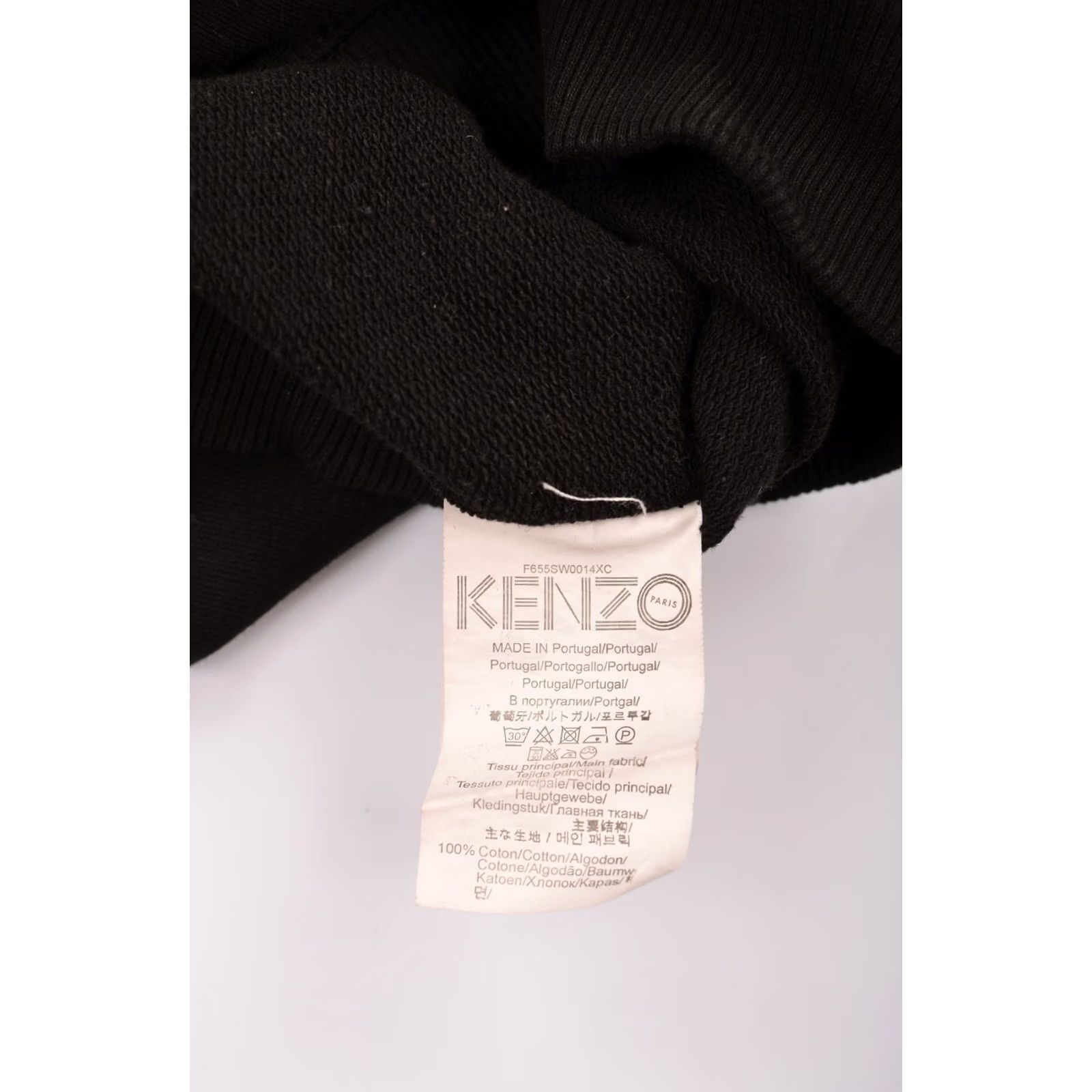 Kenzo Kenzo Tiger Womens Sweatshirt F655SW0014XC Made in Portugal Size S Black Pullover Sweatshirt Women Tiger Activewear 90s? Size S / US 4 / IT 40 - 4 Thumbnail