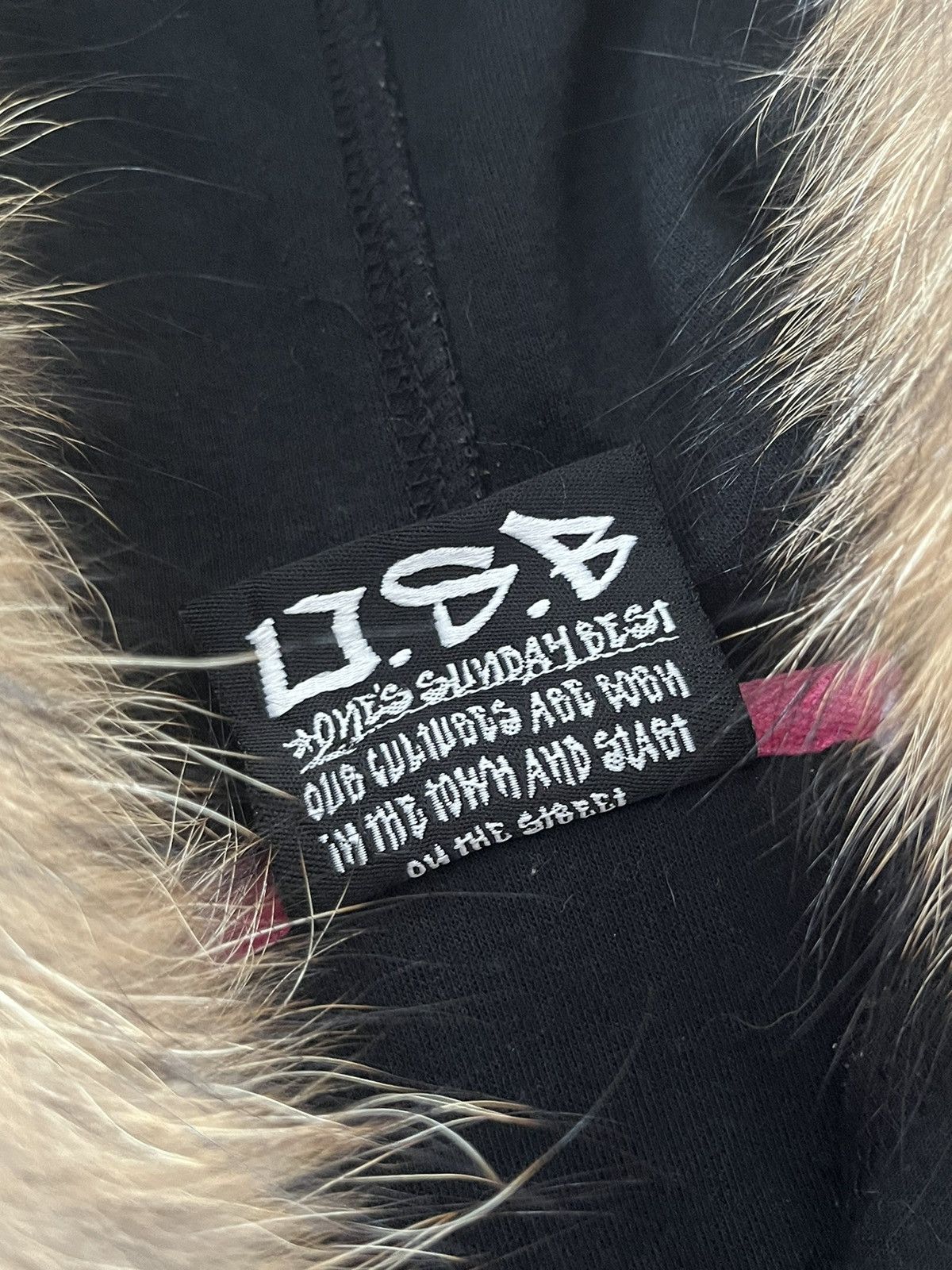 If Six Was Nine × Japanese Brand × Le Grande Bleu (L.G.B.) JAPANESE O.S.B TRIBAL FUR ZIP HOODIE GOTHIC PUNK STYLE Size US XL / EU 56 / 4 - 9 Thumbnail