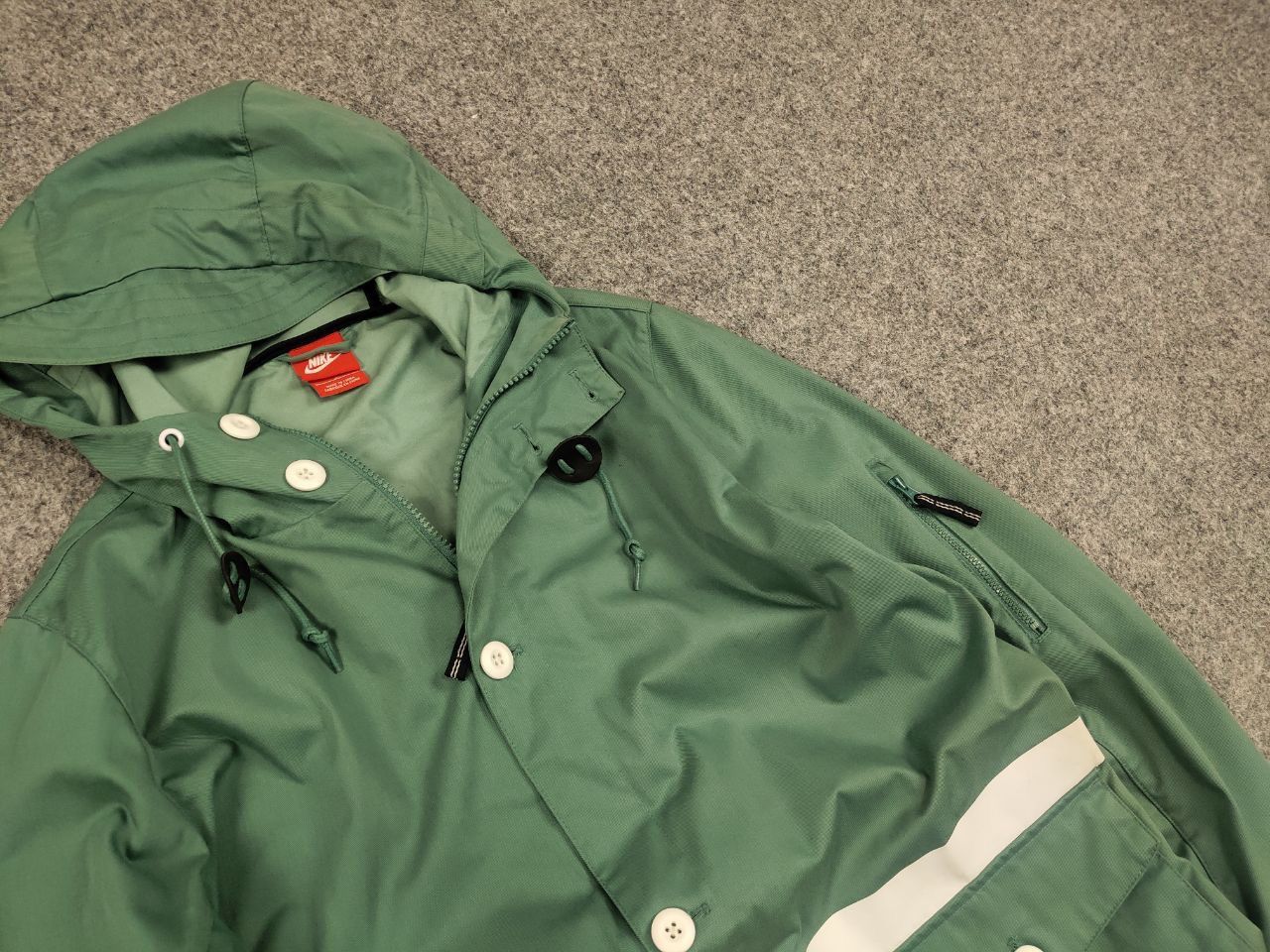 Nike Nike tech gf saturday turquoise Zip Hoodie Canvas Jacket Size US S / EU 44-46 / 1 - 11 Thumbnail