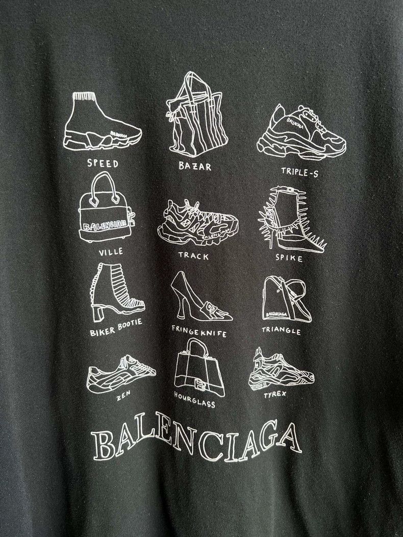 Balenciaga Balenciaga Shoes Collection Pattern Short Sleeve Size US XS / EU 42 / 0 - 5 Thumbnail