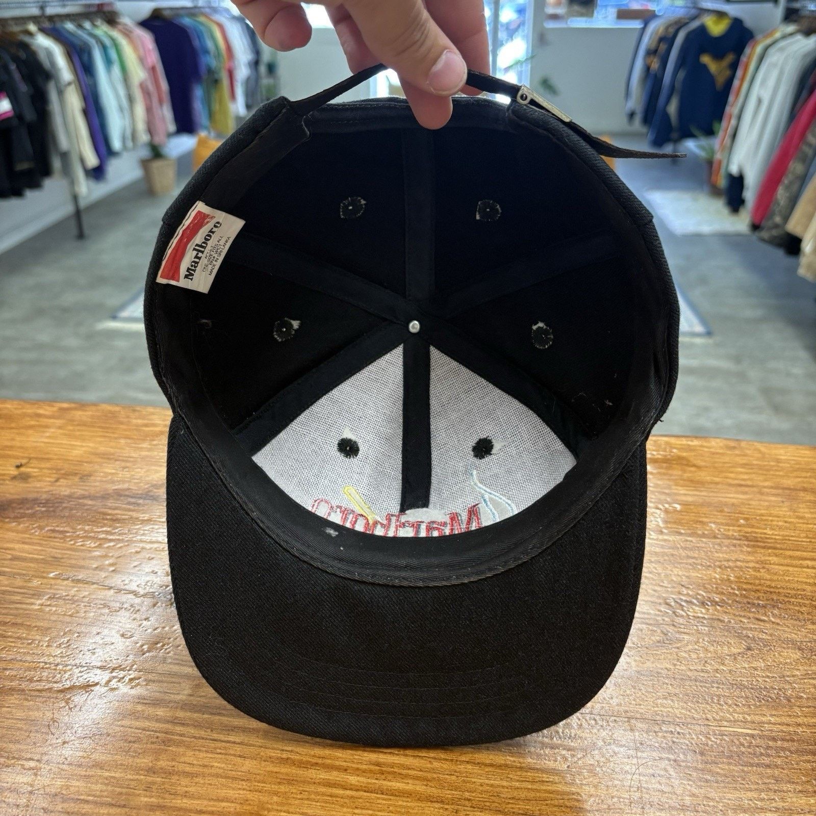 Marlboro Vintage 90’s Marlboro Cigarette Neon Sign Hat Black Size ONE SIZE - 7 Thumbnail