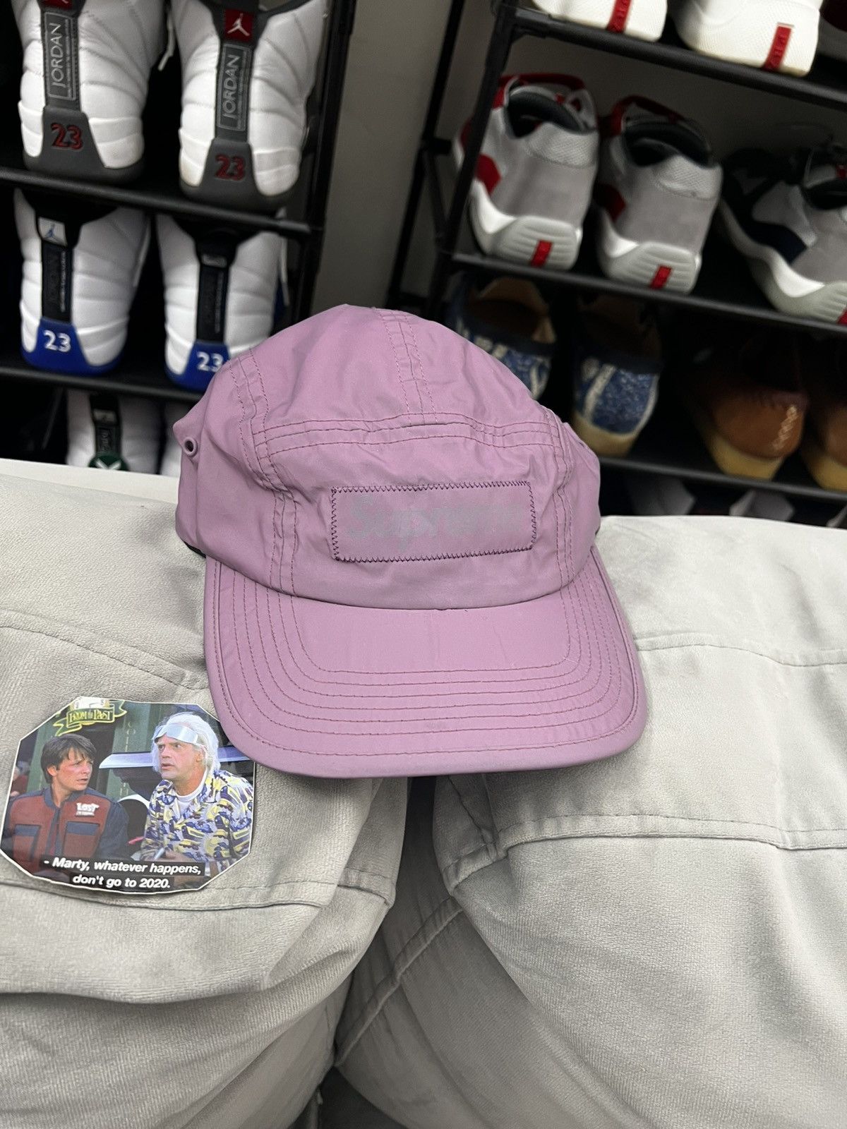 Supreme Supreme reflective pink cap Size ONE SIZE - 1 Thumbnail