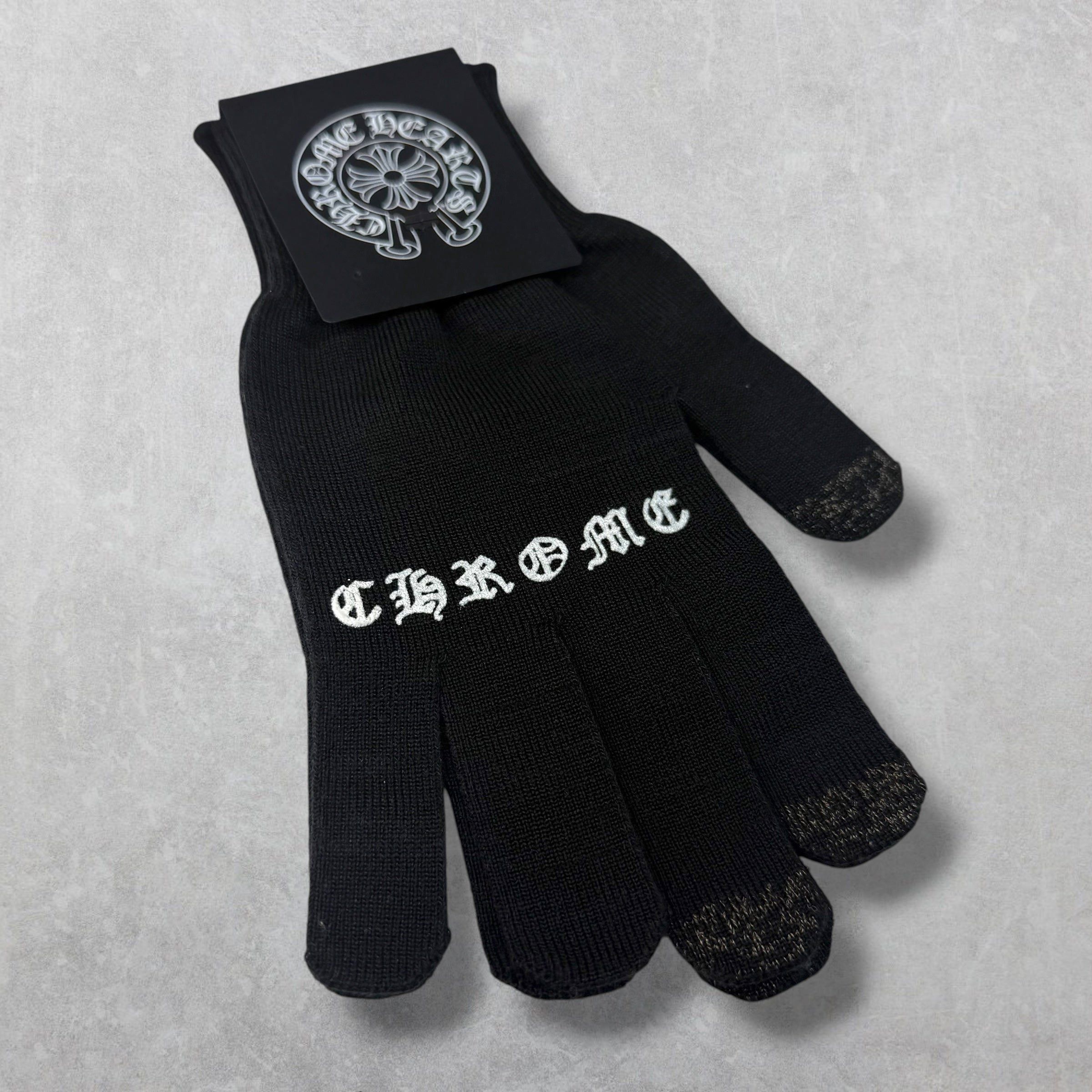 Chrome Hearts Chrome Hearts Black Work Gloves Size ONE SIZE - 3 Thumbnail