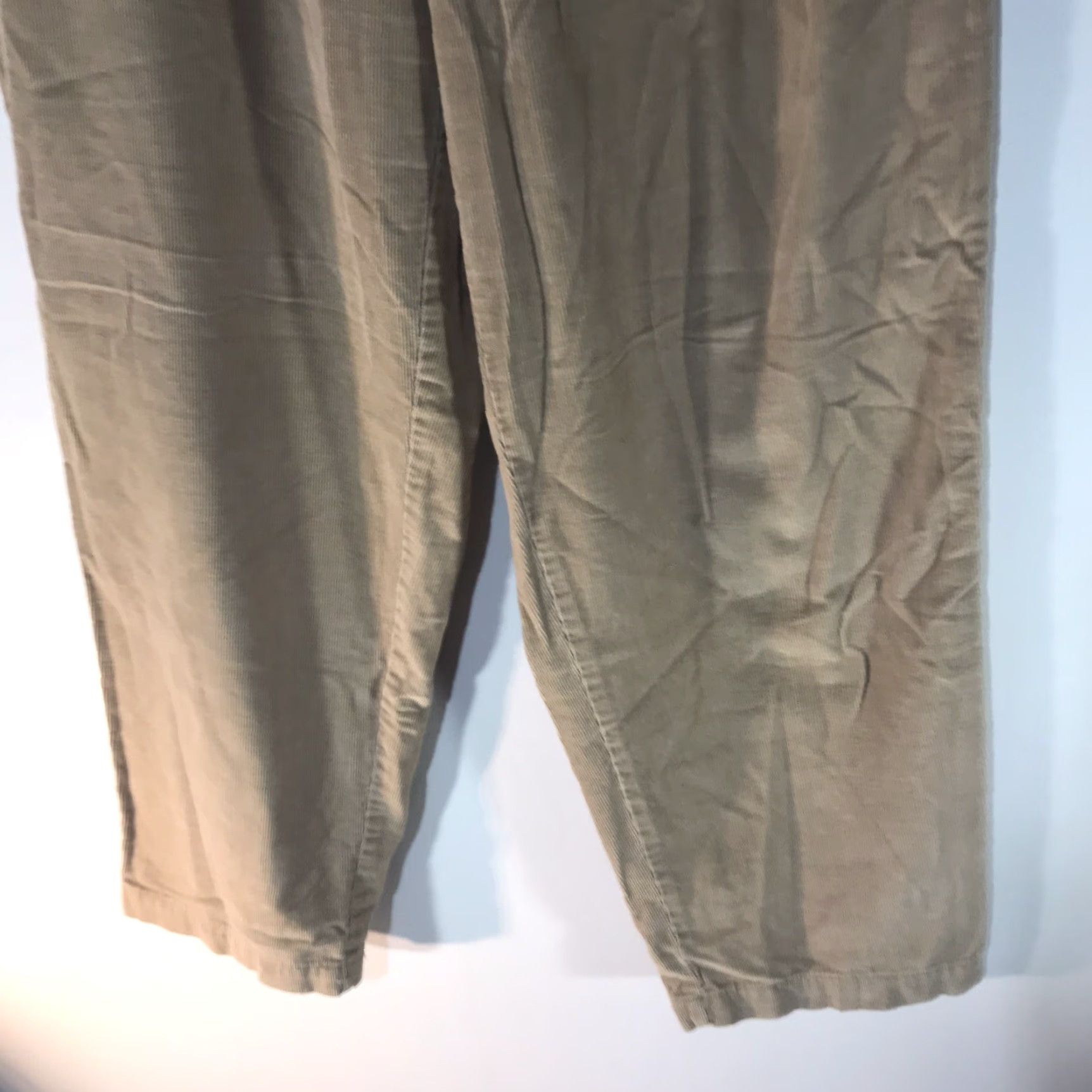 Vintage VINTAGE Cabin Creek Women's Pants Size 16P Beige Cotton Straight Leg Casual Workwear Size 38" / US 16 / IT 52 - 3 Thumbnail
