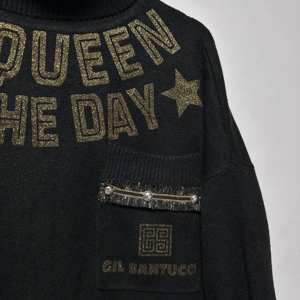 Other Gil Santucci sweater angora luxury avant garde Size L / US 10 / IT 46 - 3 Thumbnail