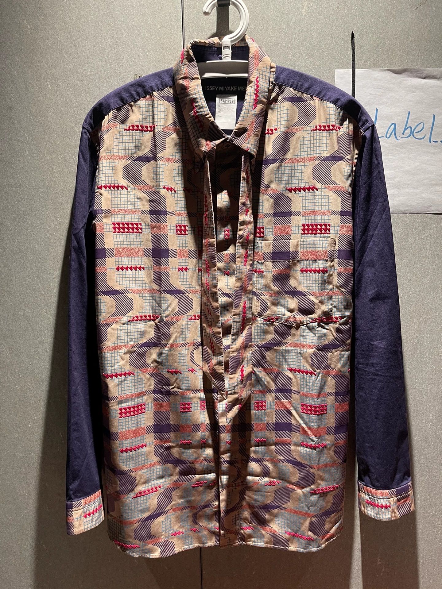 Issey Miyake Issey Miyake Embroidered Flock Shirt Size US M / EU 48-50 / 2 - 1 Thumbnail